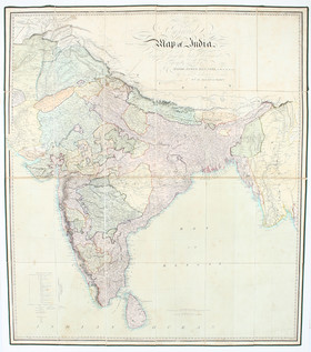 Rennell/Allen, An improved map of India