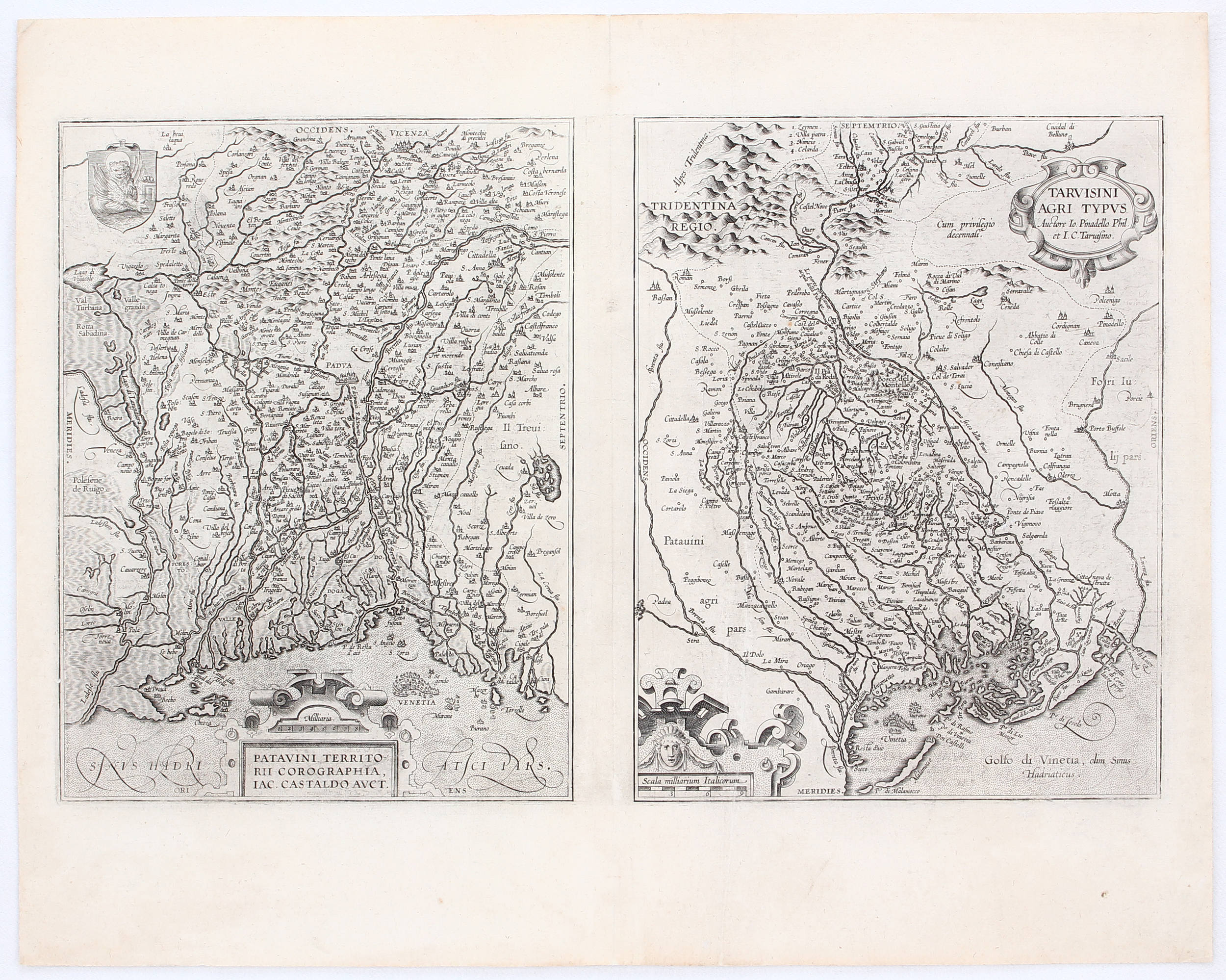 Treviso-Padua. (Ortelius)