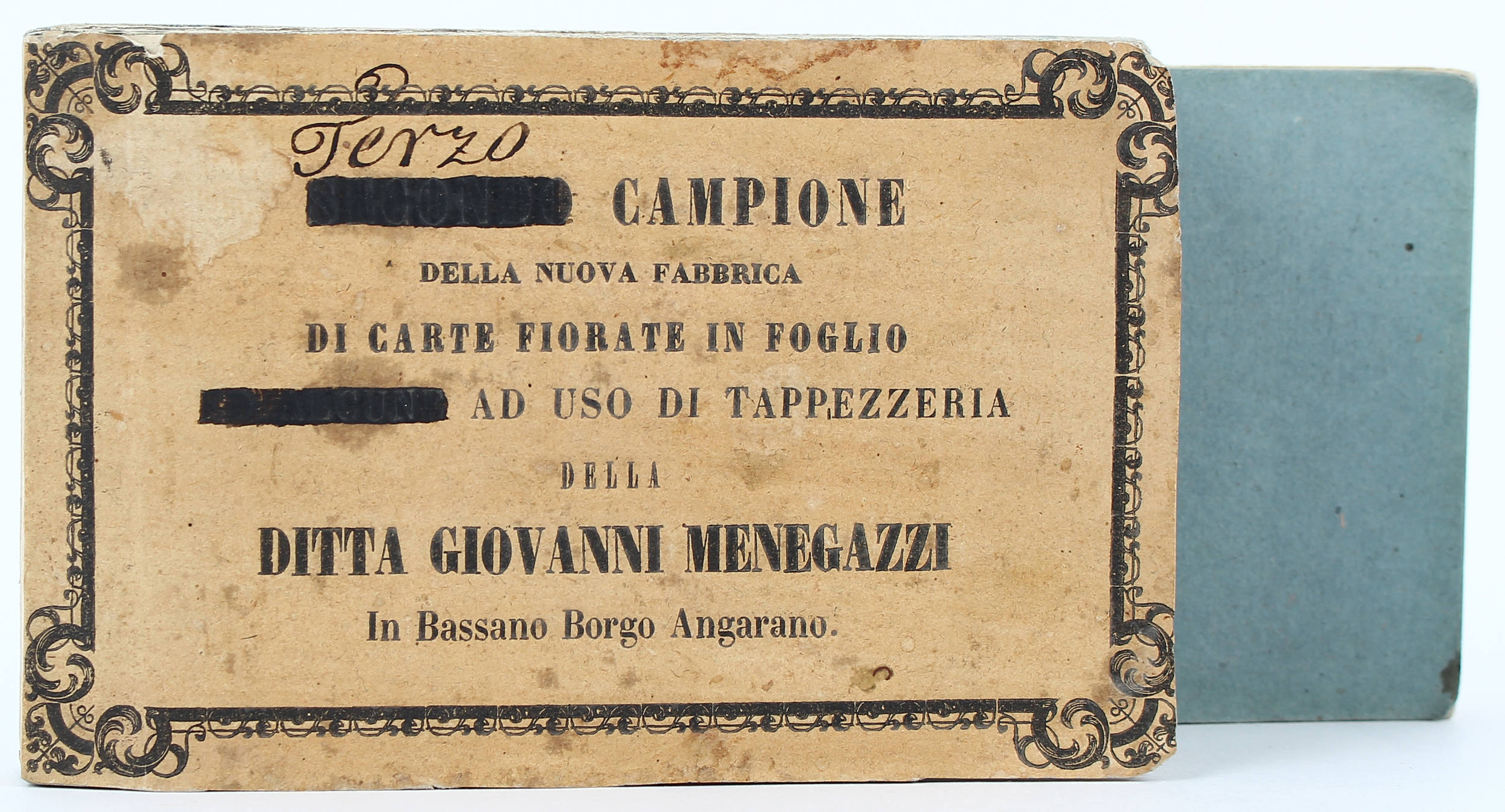 Menegazzi, Terzo campione / 2 Bde.