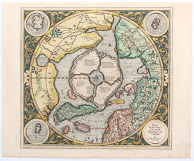 Nordpol. G. Mercator (1. Zustand)