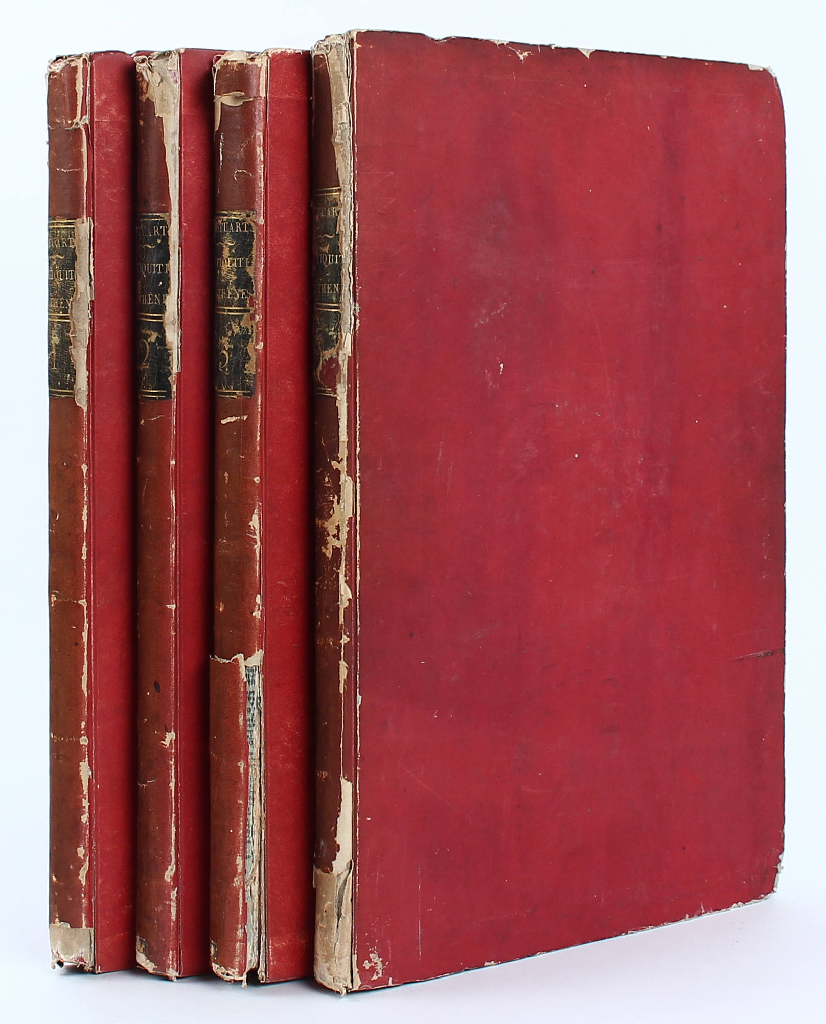 Stuart/Revett, Antiquités d'Athenes. 4 Bde.