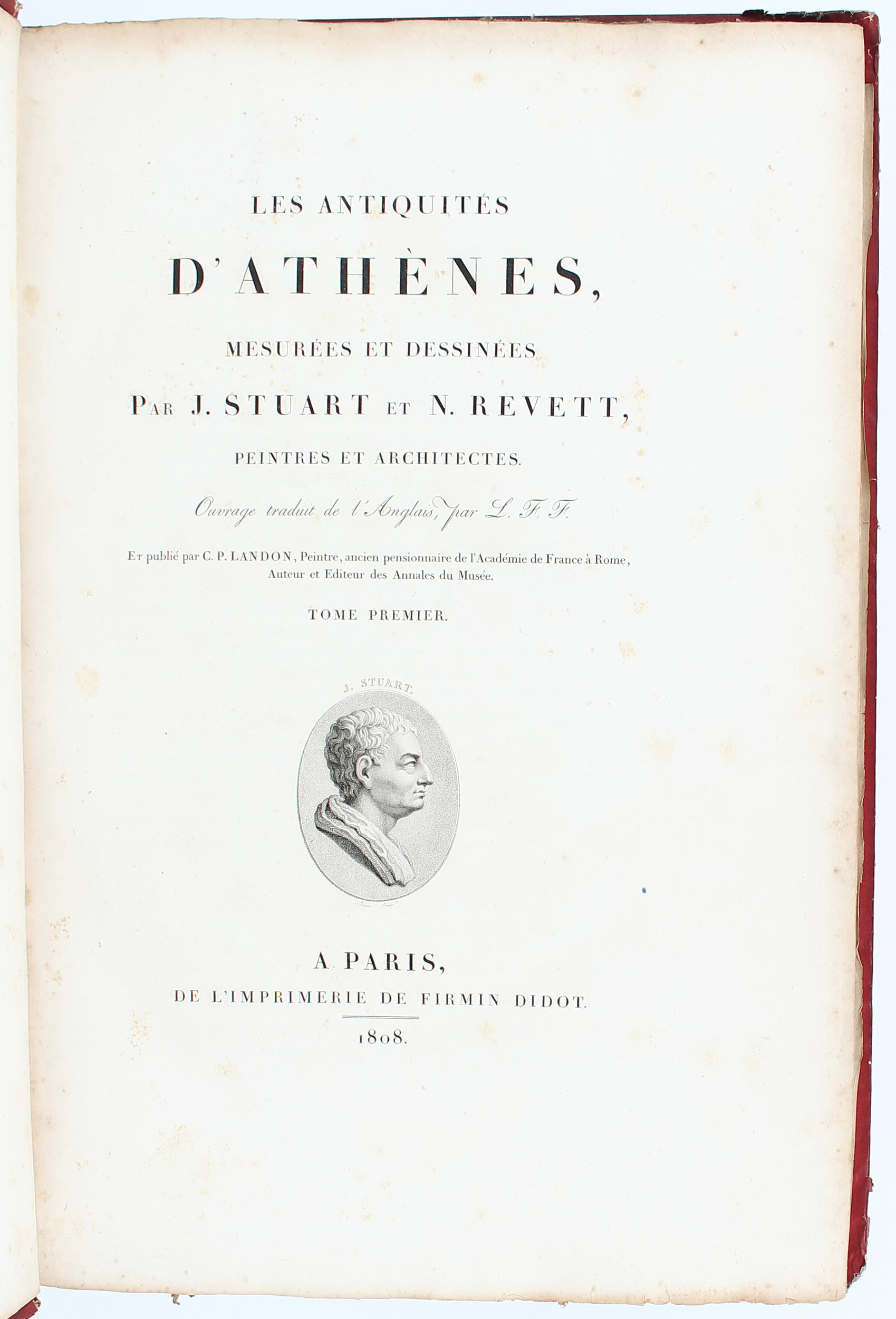 Stuart/Revett, Antiquités d'Athenes. 4 Bde.