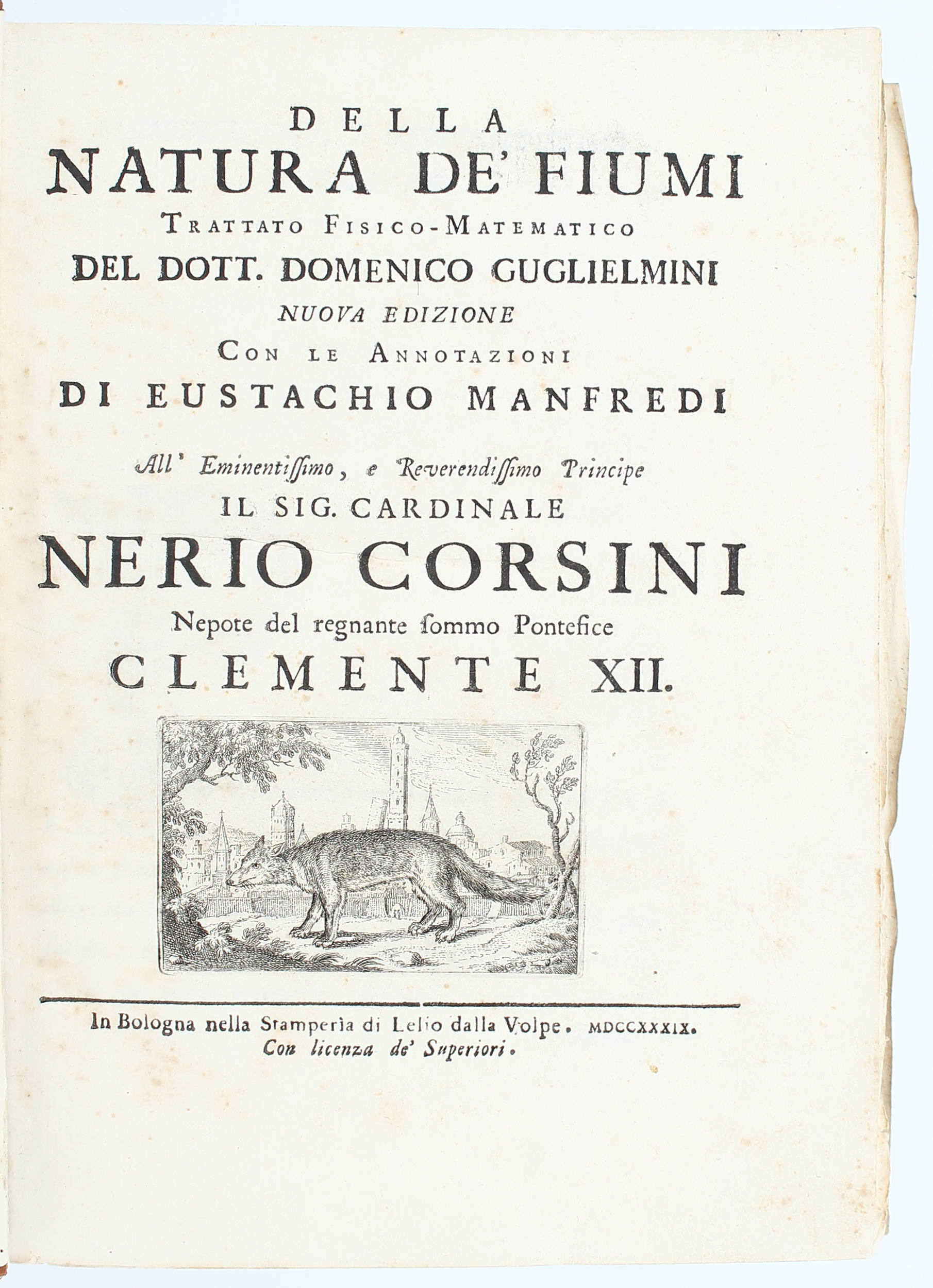 Guglielmini, Della natura de'fiumi