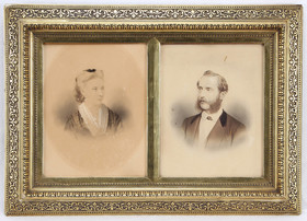 2 Porträts in 1 Rahmen