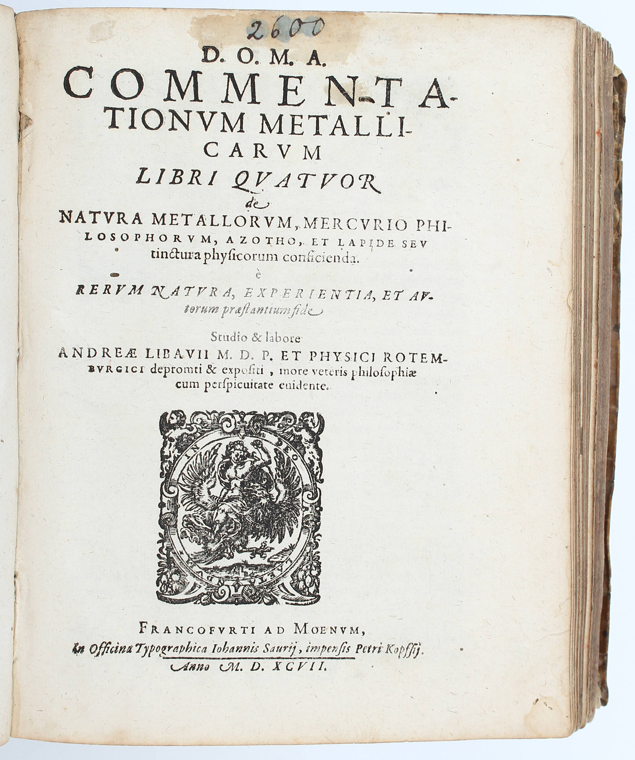 Libavius, Alchemia/Commentationum metallicarum
