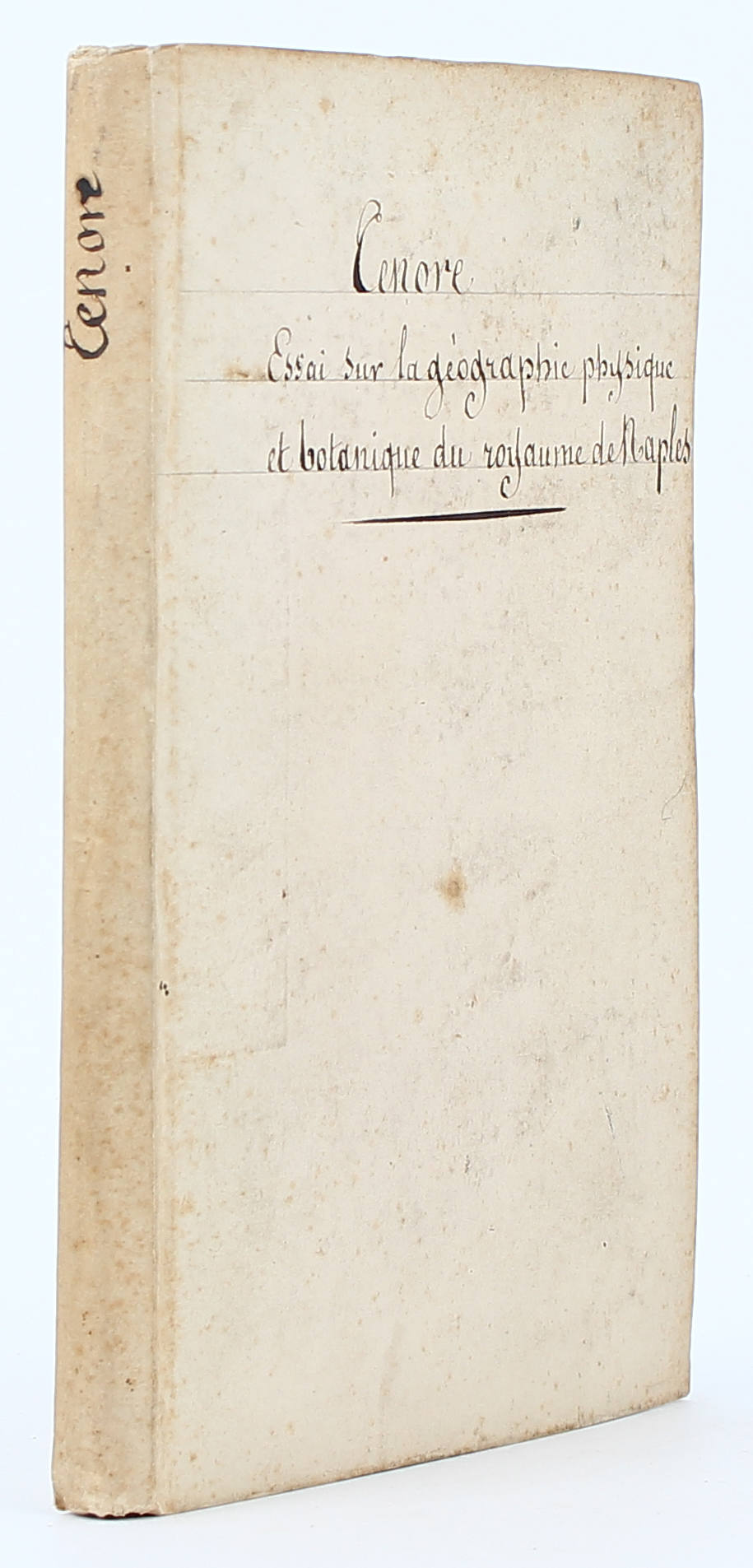 Tenore, Essai sur la géographie physique et botanique