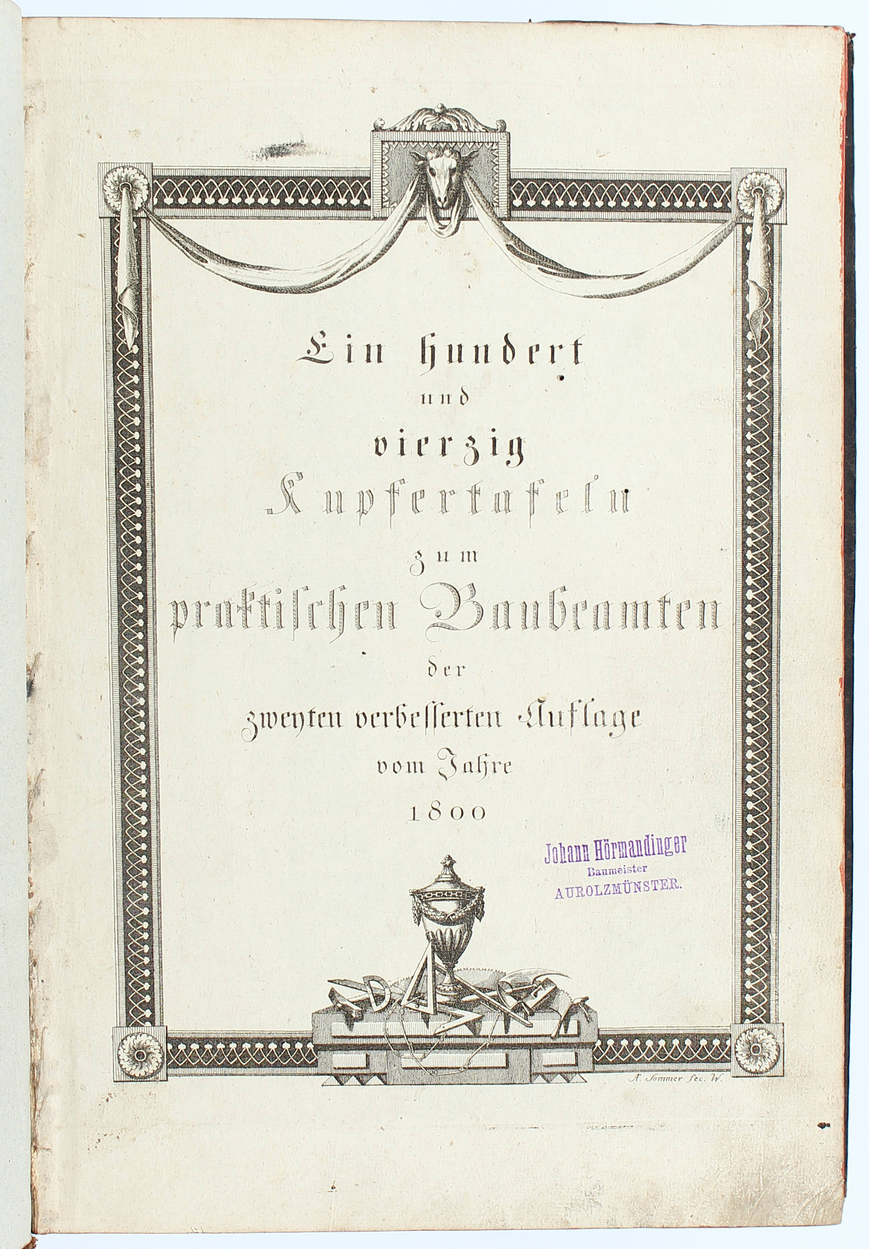 Koller, Kupfertafeln zum praktischen Baubeamten