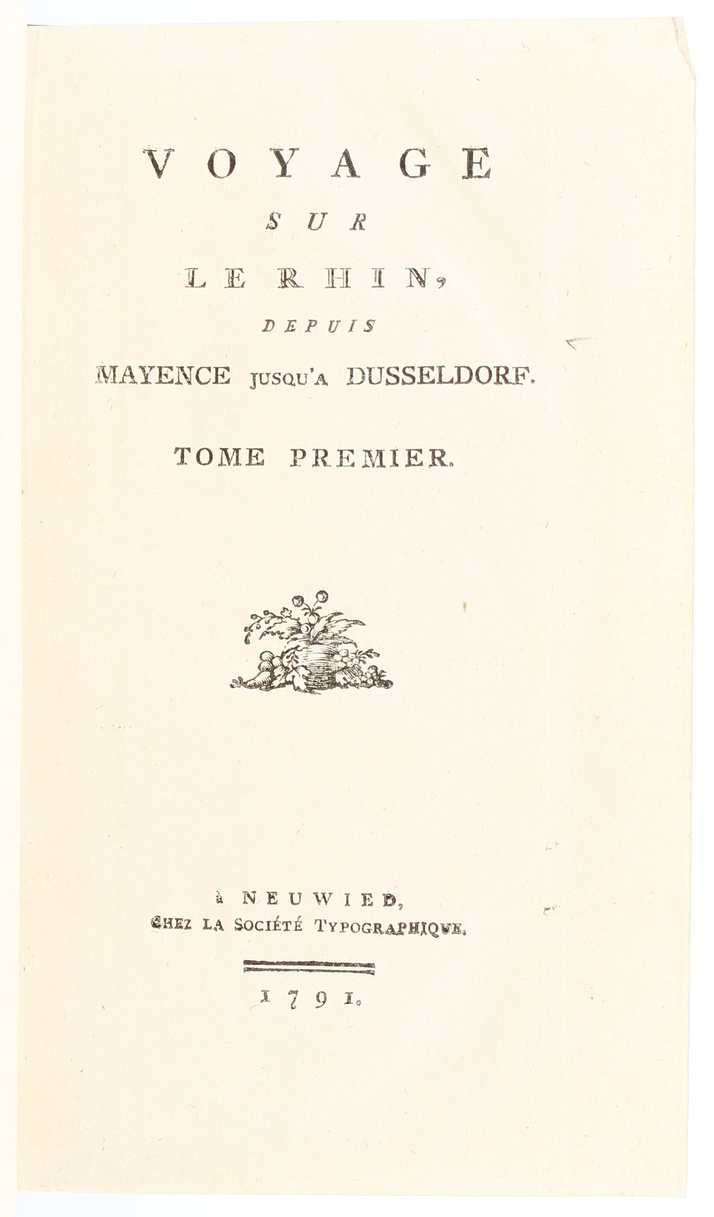 (Lang), Voyage sur le Rhin