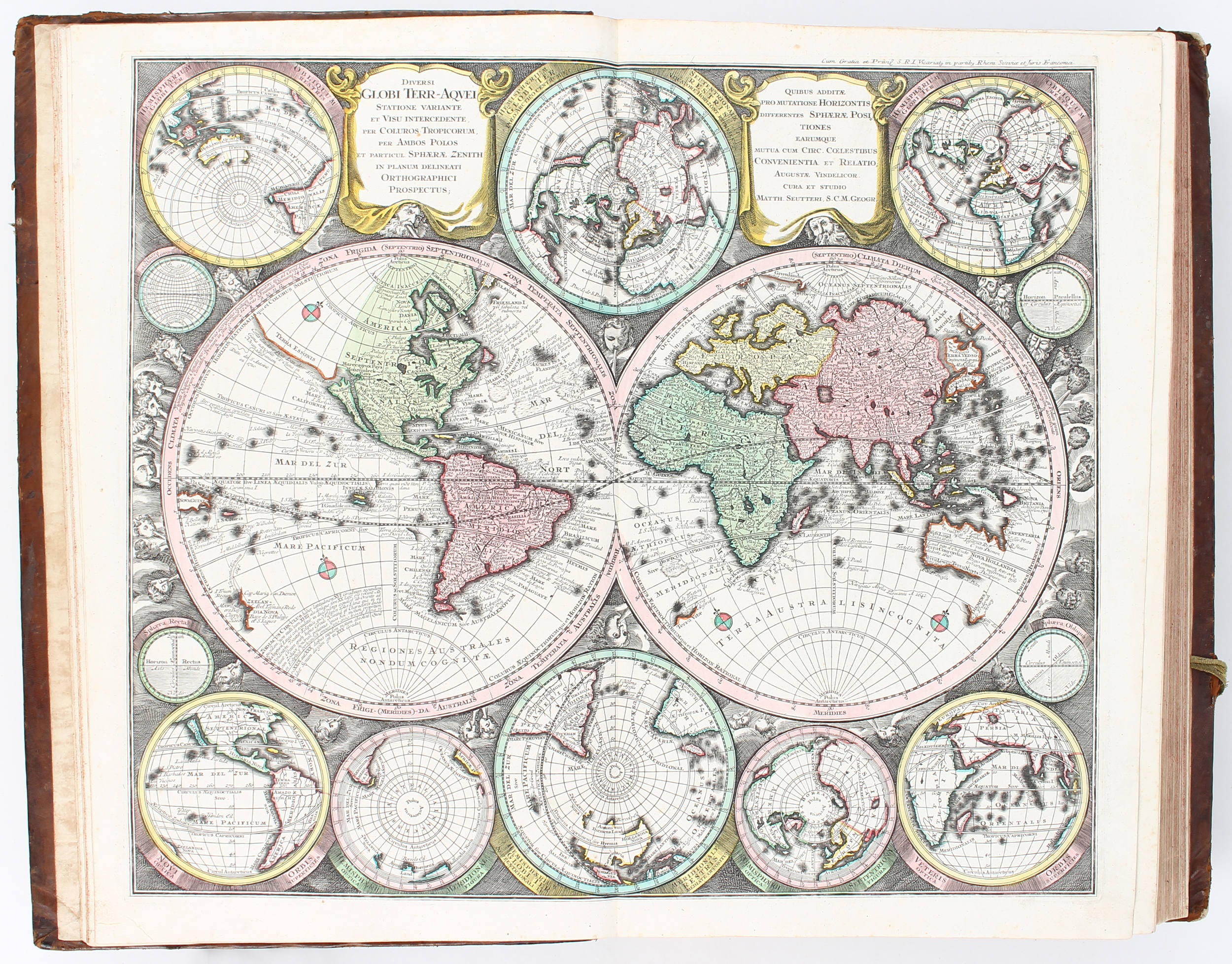 Seutter, Atlas novus. 5 Bde. Beilagen