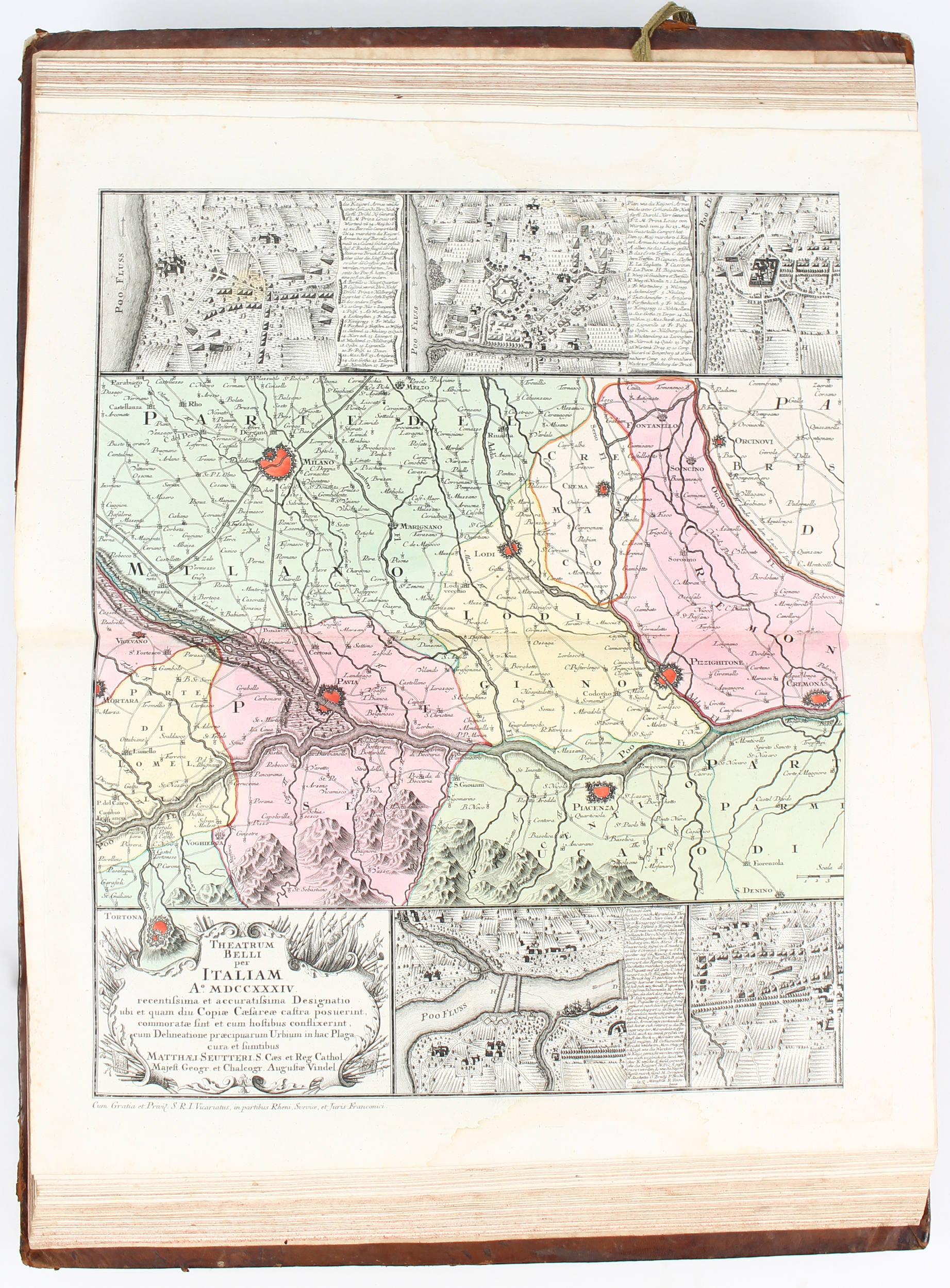Seutter, Atlas novus. 5 Bde. Beilagen