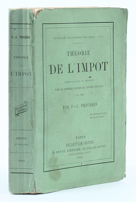 Proudhon, Théorie de l'impot