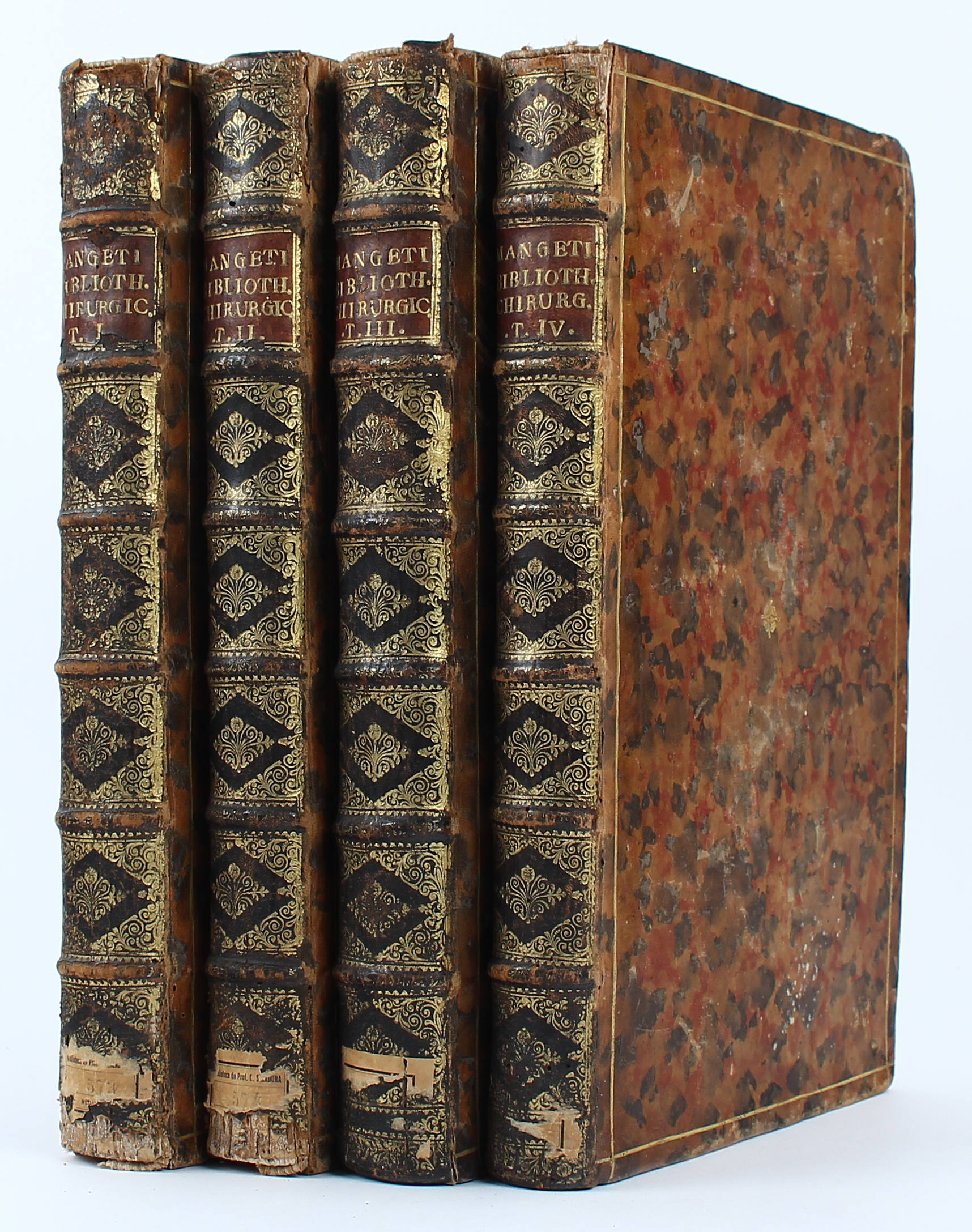Manget, Bibliotheca chirurgica. 4 Bde.
