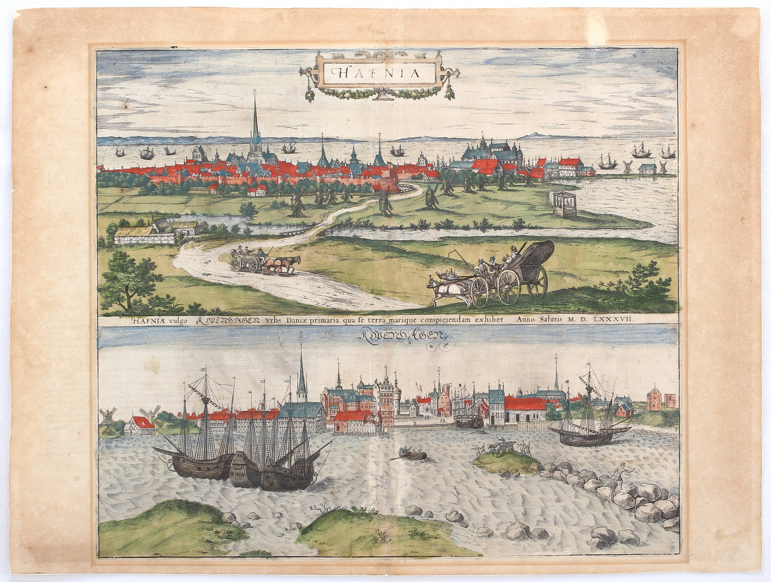 Kopenhagen. (Braun-Hogenberg)