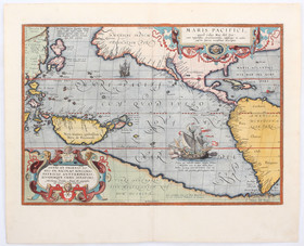 Pazifik. A. Ortelius