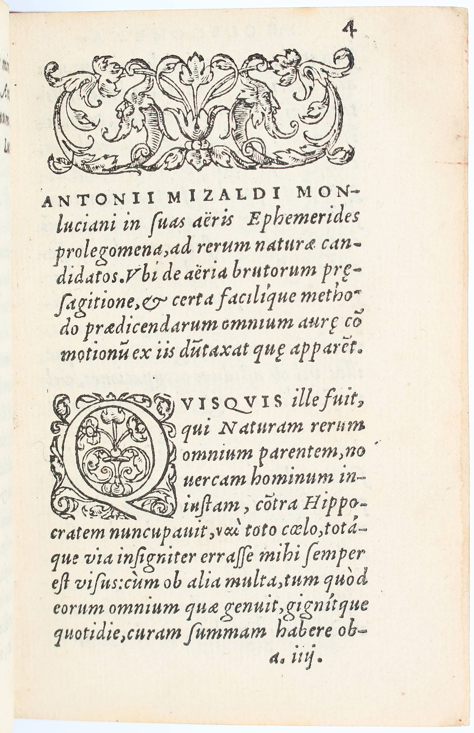 Mizauld, Ephemerides