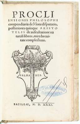 Proclus Diadochus, Compendiaria