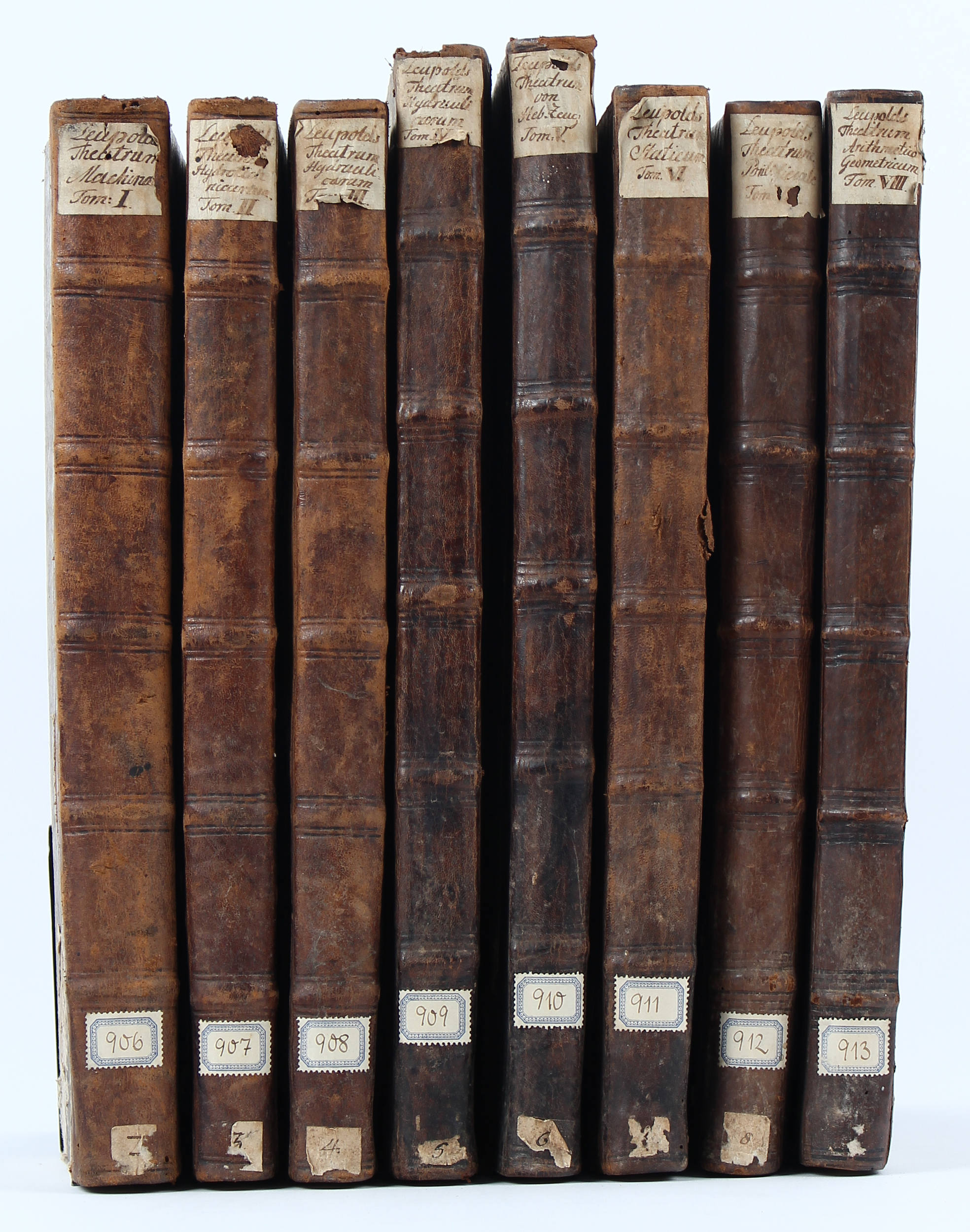 Leupold, Theatrum machinarum. 8 Bde.