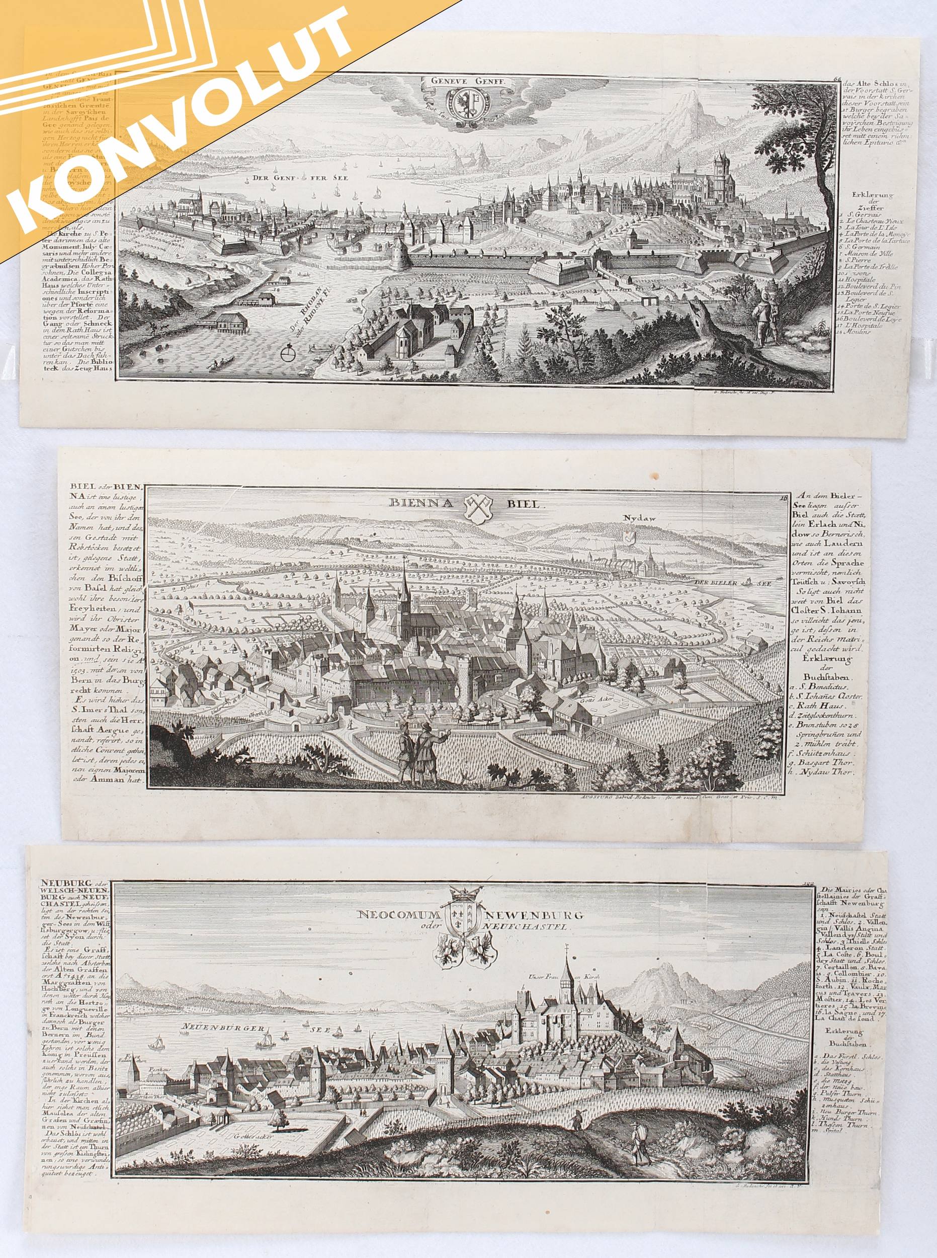 Schweiz-Ansichten. 8 Bll. Bodenehr