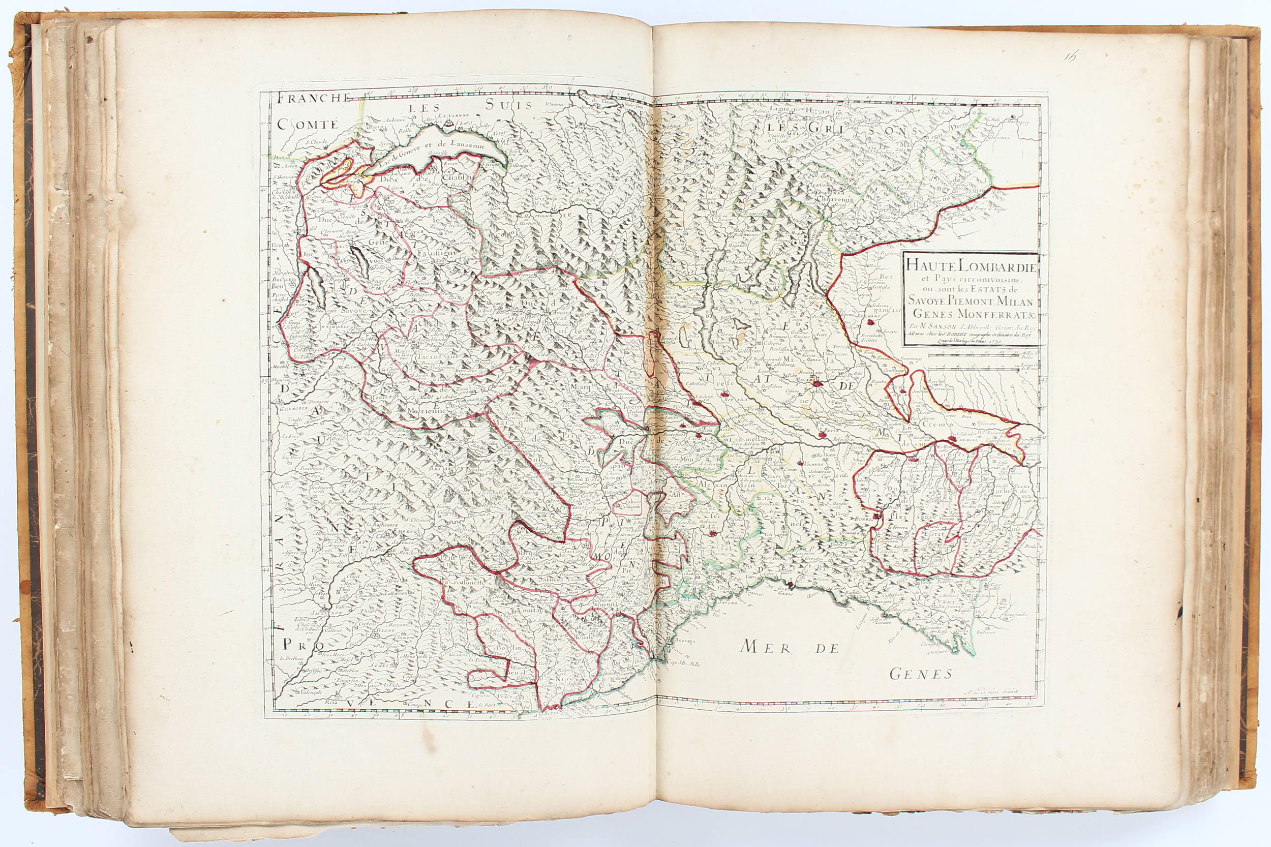 Sammelatlas mit französ. Karten