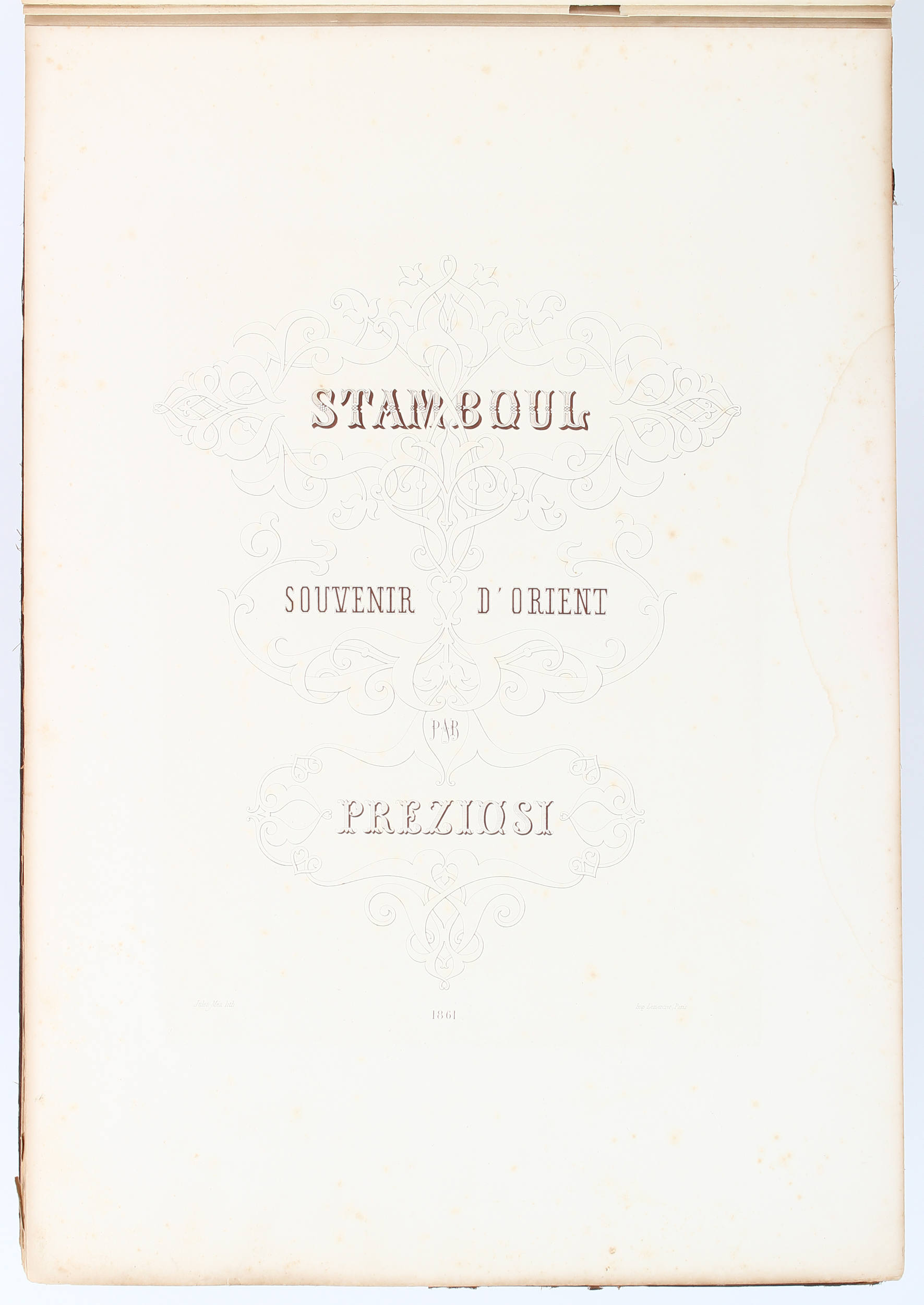 Preziosi, Stamboul
