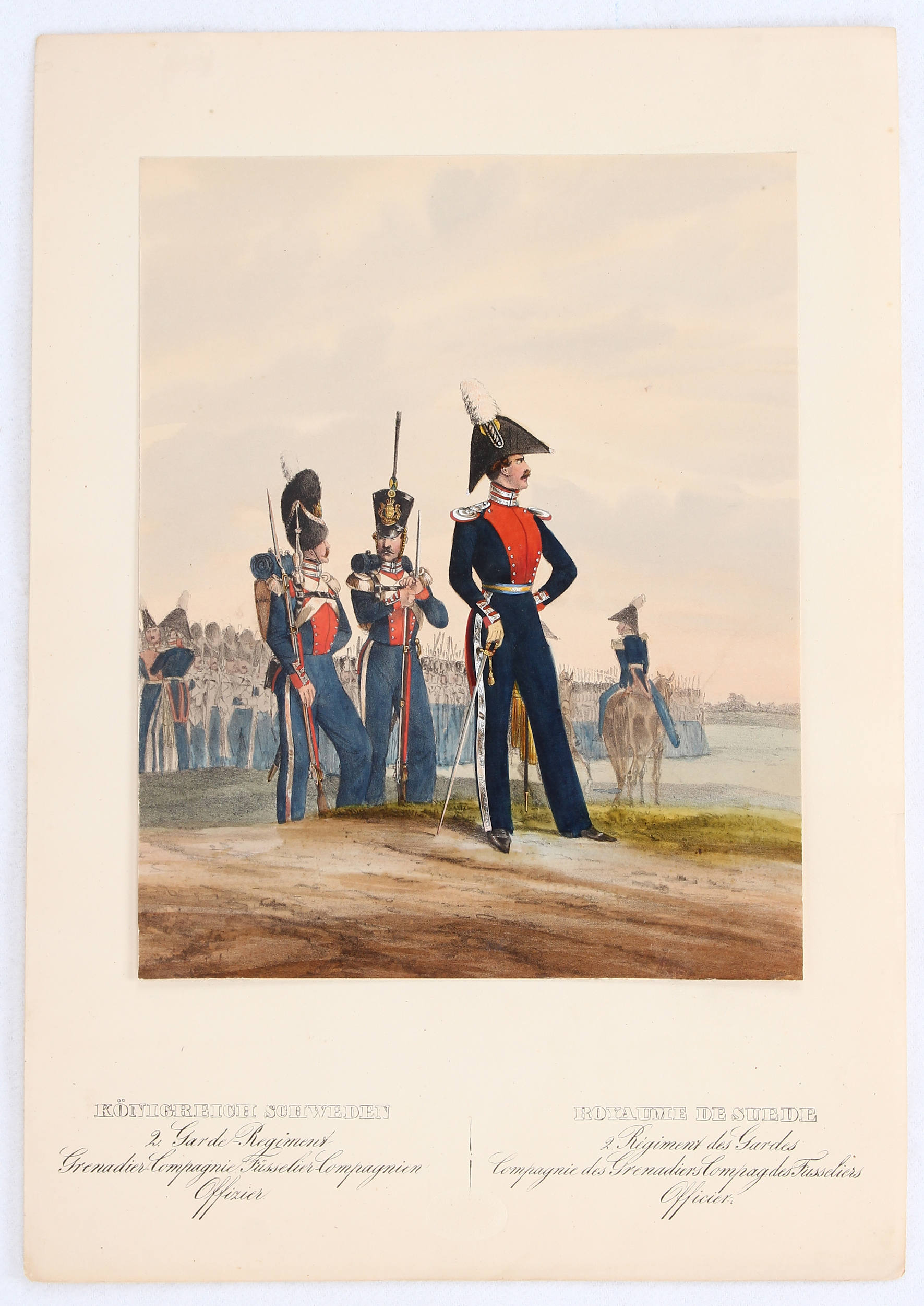 Schweden. Uniformen. 12 Bll. Eckert/Monten / 18 Bll.
