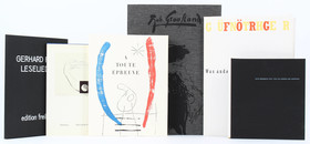 Konvolut Moderne, Pressendrucke / 7 Bde.