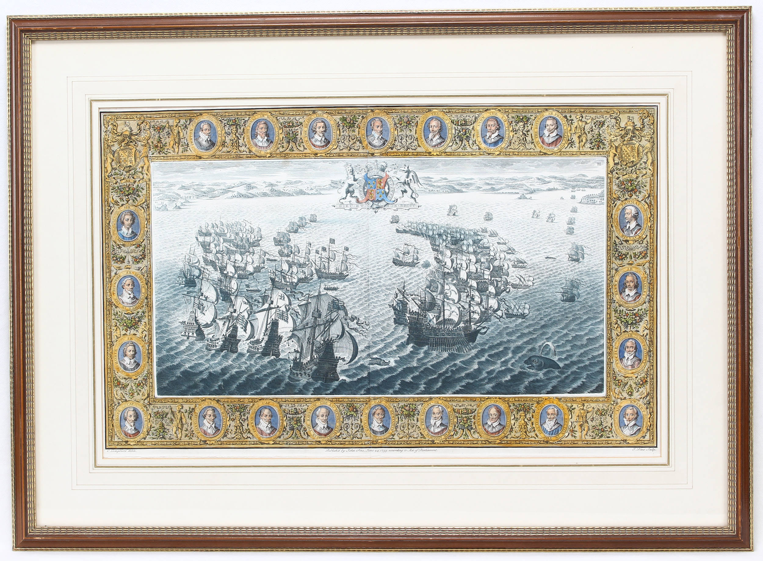 Armada. Tafel II. Lemprière-Pine. Ger.
