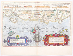 Isle of Wight-Dover. L. J. Waghenaer