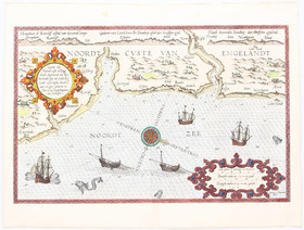 Nordengland, Robin Hood's Bay. Waghenaer