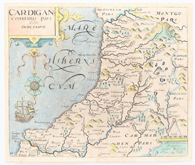 England. 9 Bll. Karten. Saxton(-Camden)