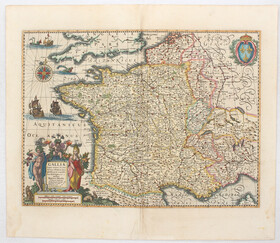 Frankreich. 17 Bll. Karten