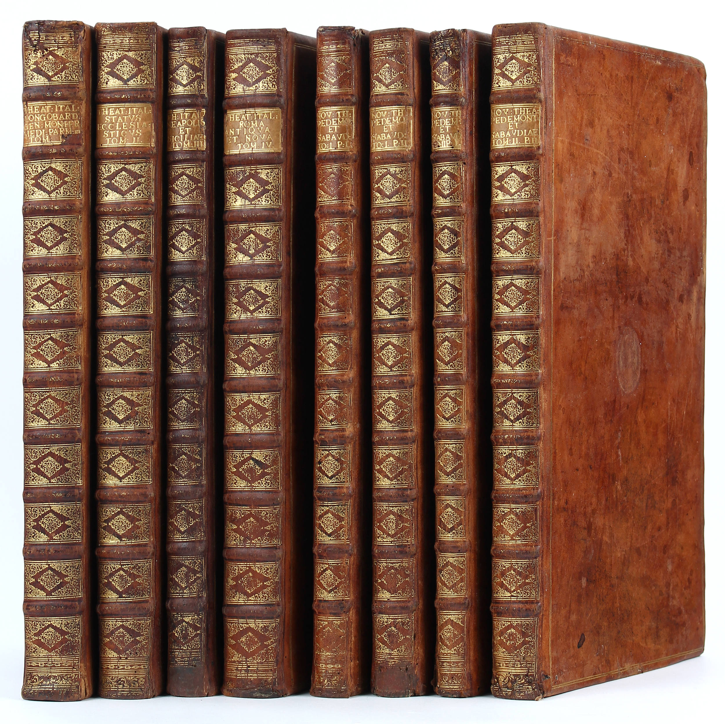Blaeu, Novum Italiae theatrum. 8 Bde.