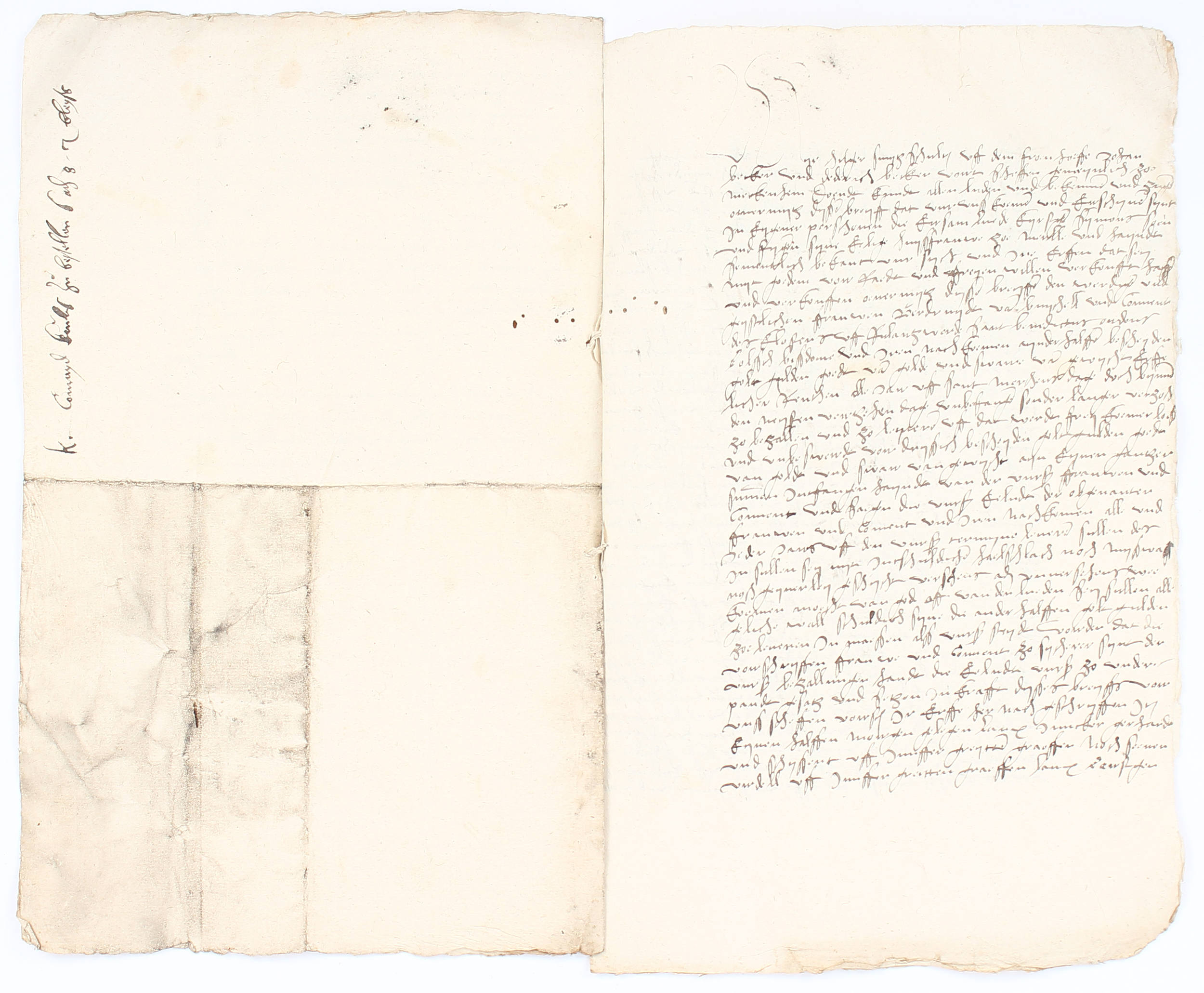 Zeitung aus dem Bergischen über Blut im Brot. 1574