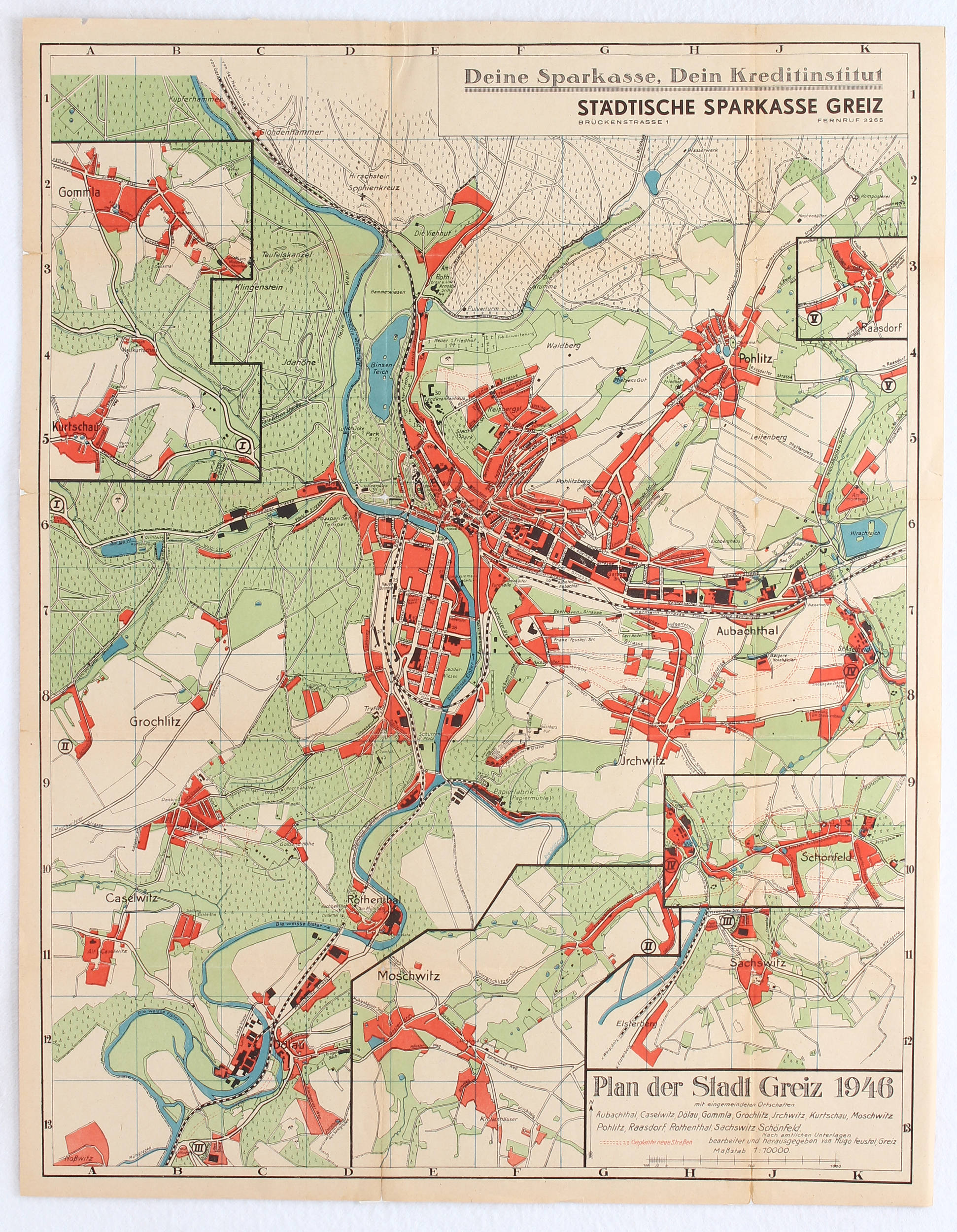 Thüringen. Ca. 30 Bll. Spezialkarten des 20. Jh.