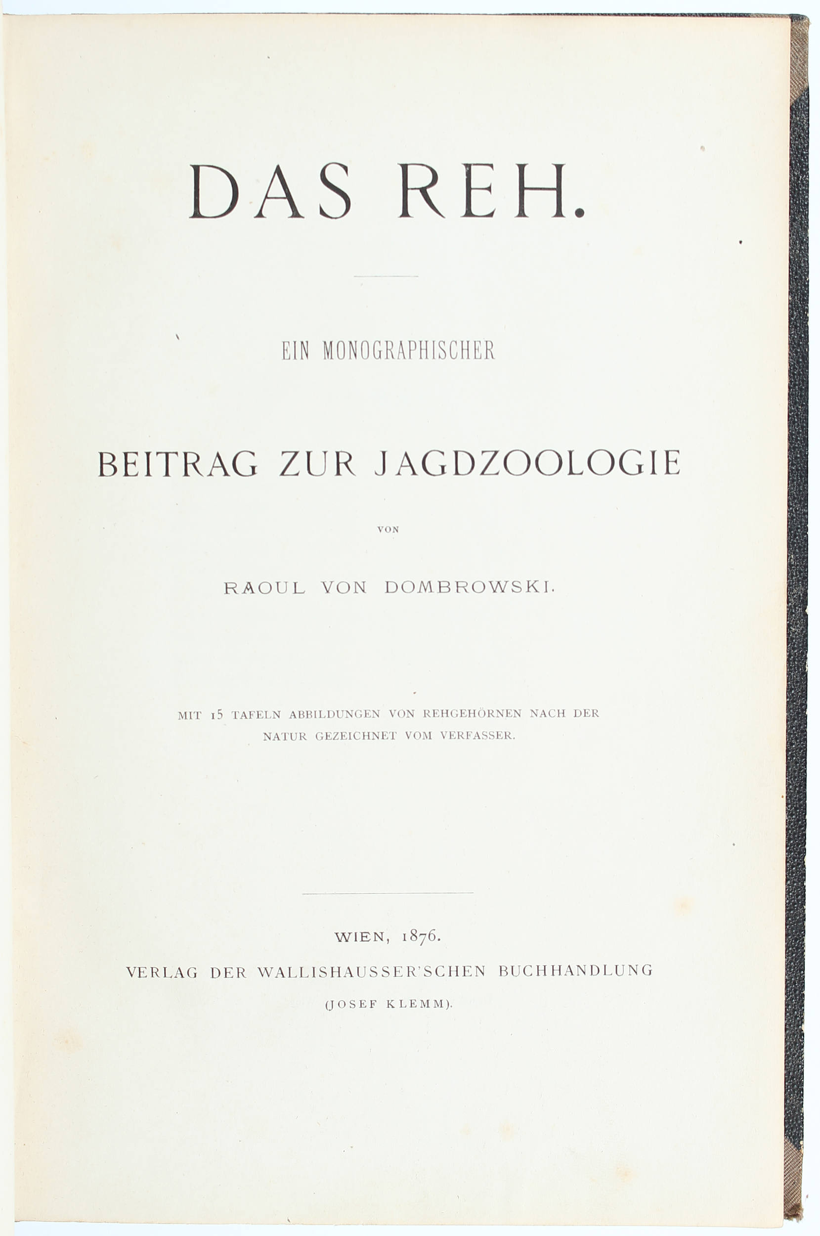 Dombrowski, Das Reh / 3 Bde.
