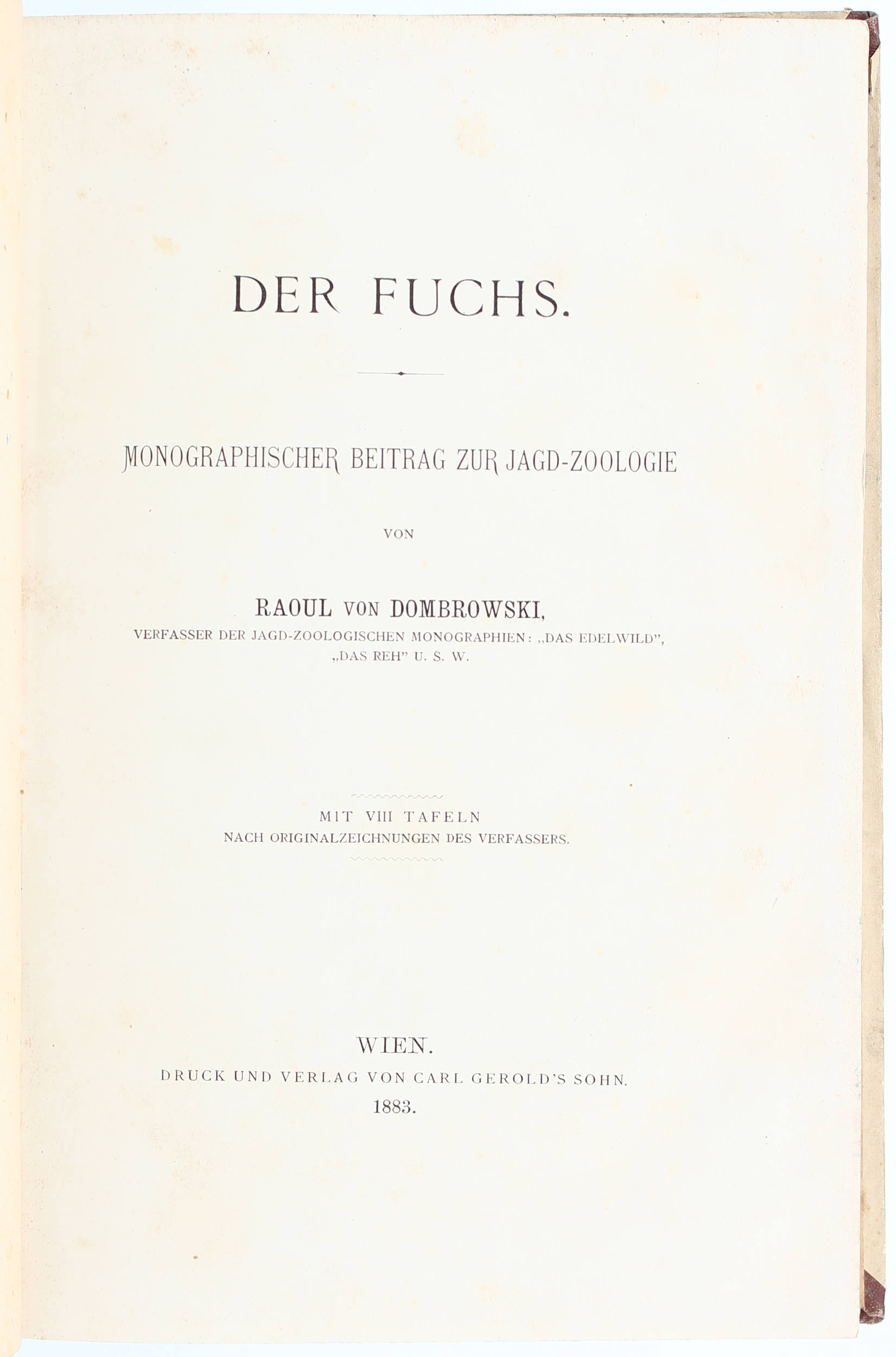 Dombrowski, Das Reh / 3 Bde.