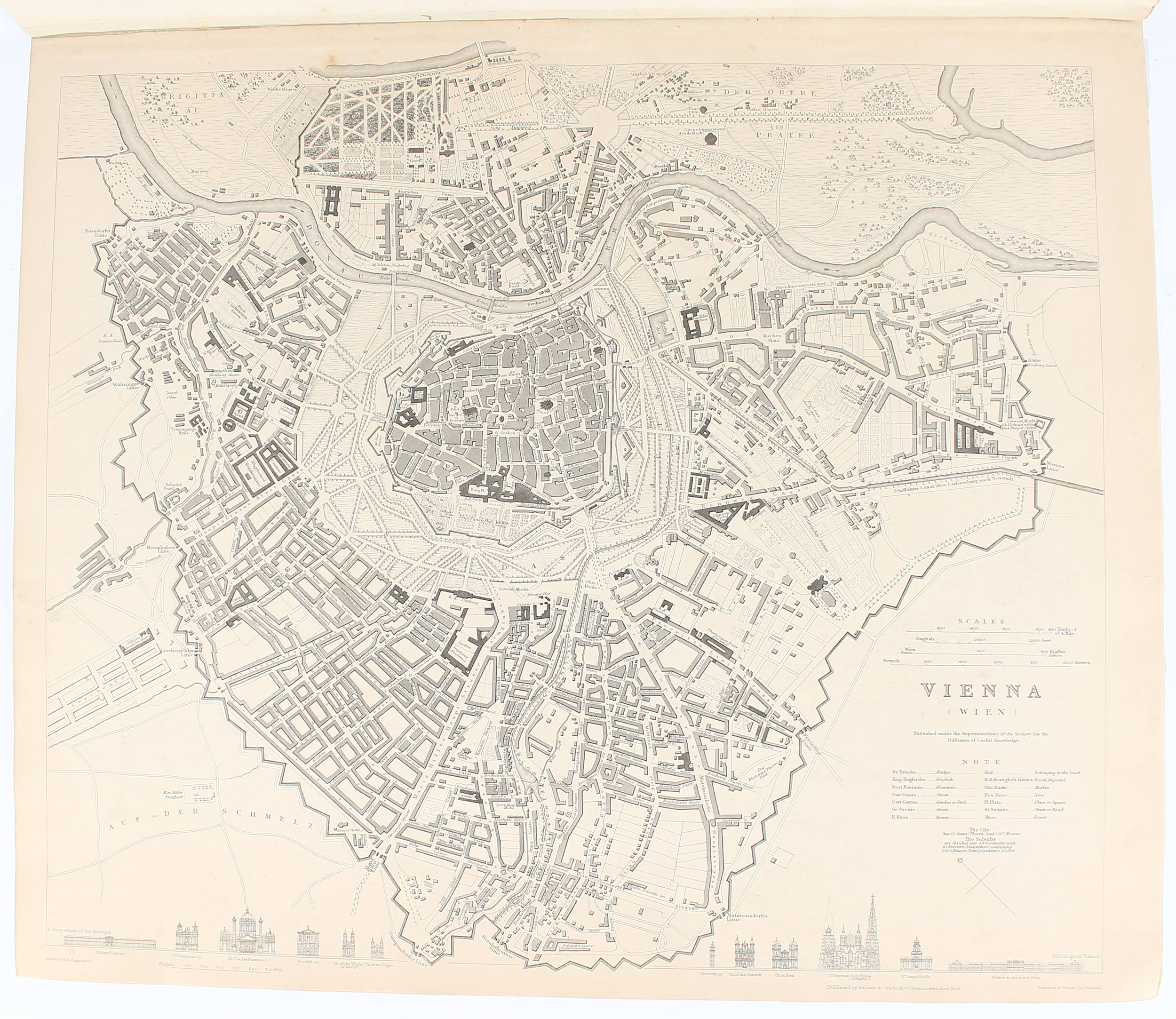 Baldwin & Cradock, Pläne europäischer Städte