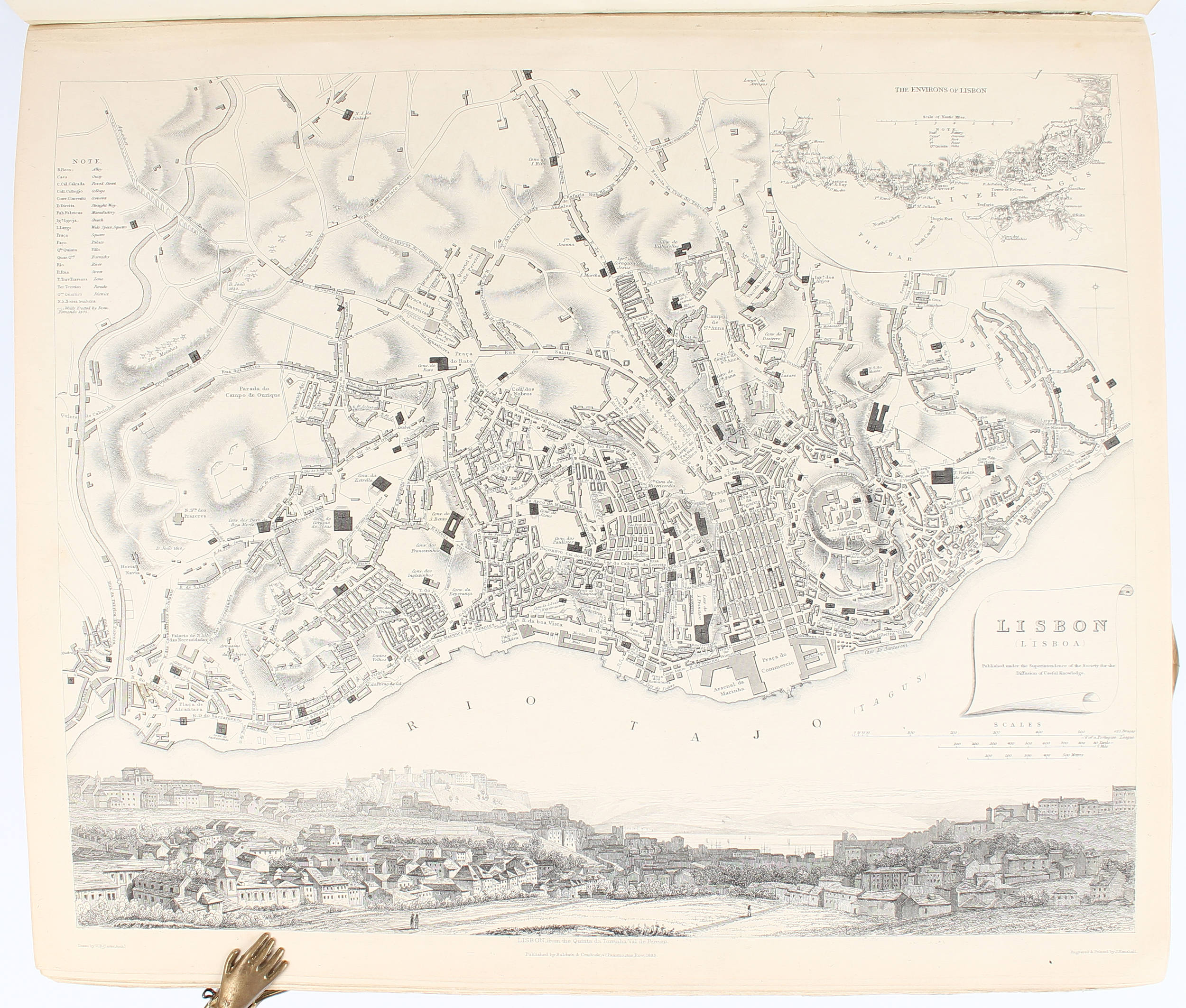Baldwin & Cradock, Pläne europäischer Städte