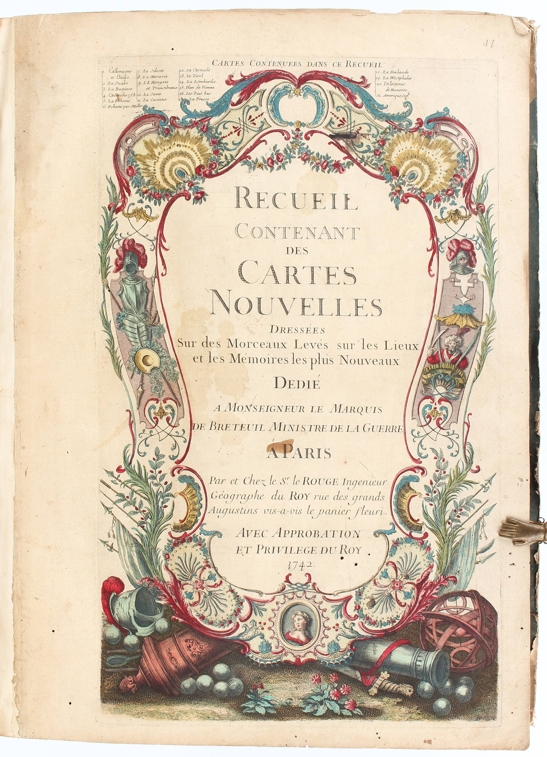 Le Rouge, Recueil (Atlas)