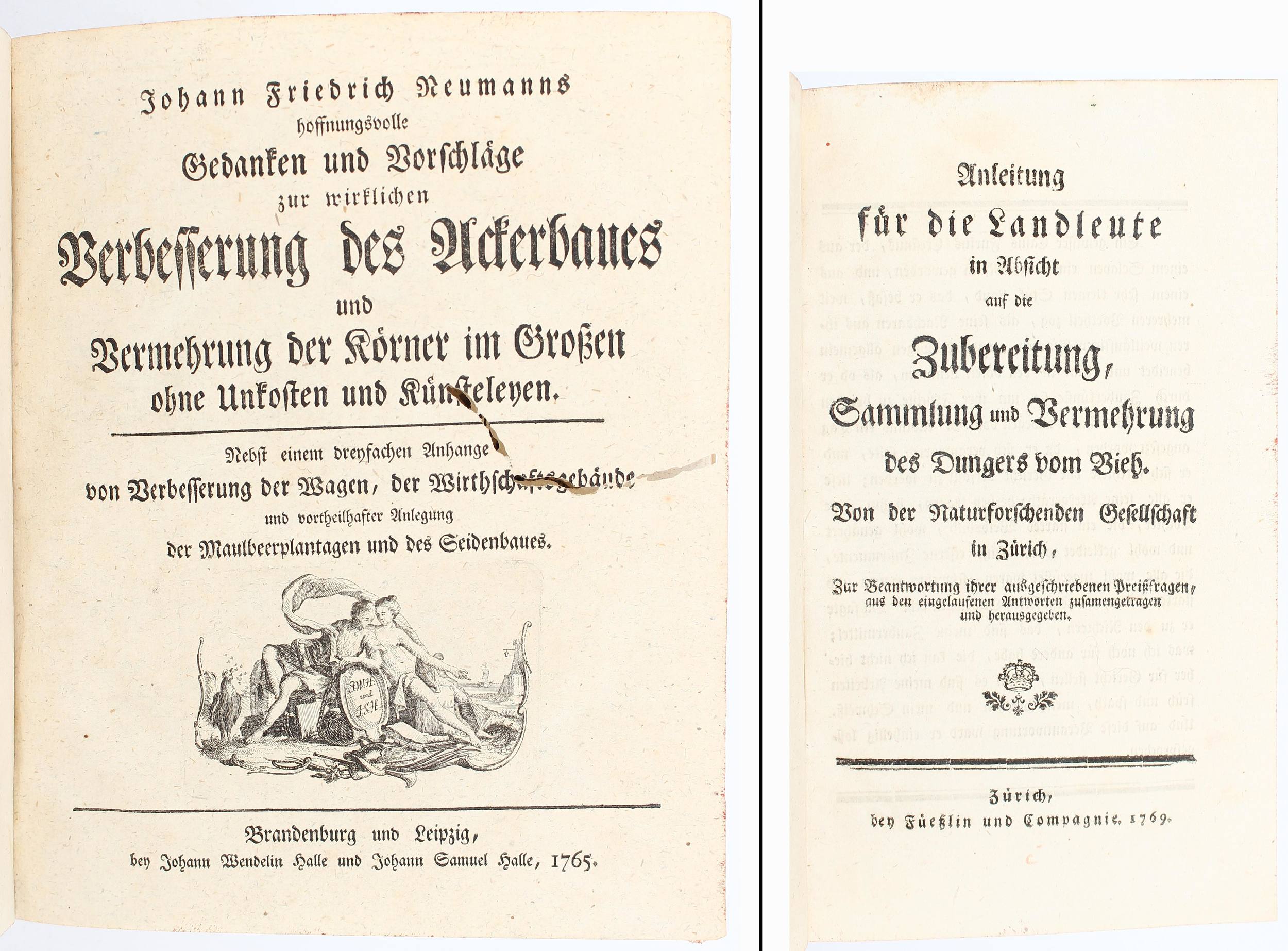 Neumann, Gedanken zur Verbesserung d. Ackerbaues / 2 Bde.