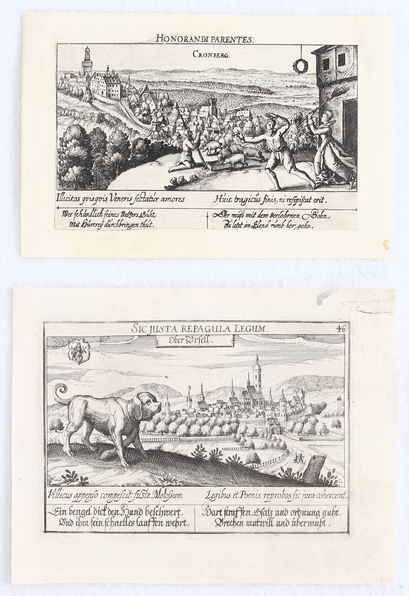 Kronberg / 4 Bll. (Meisner u. Merian)