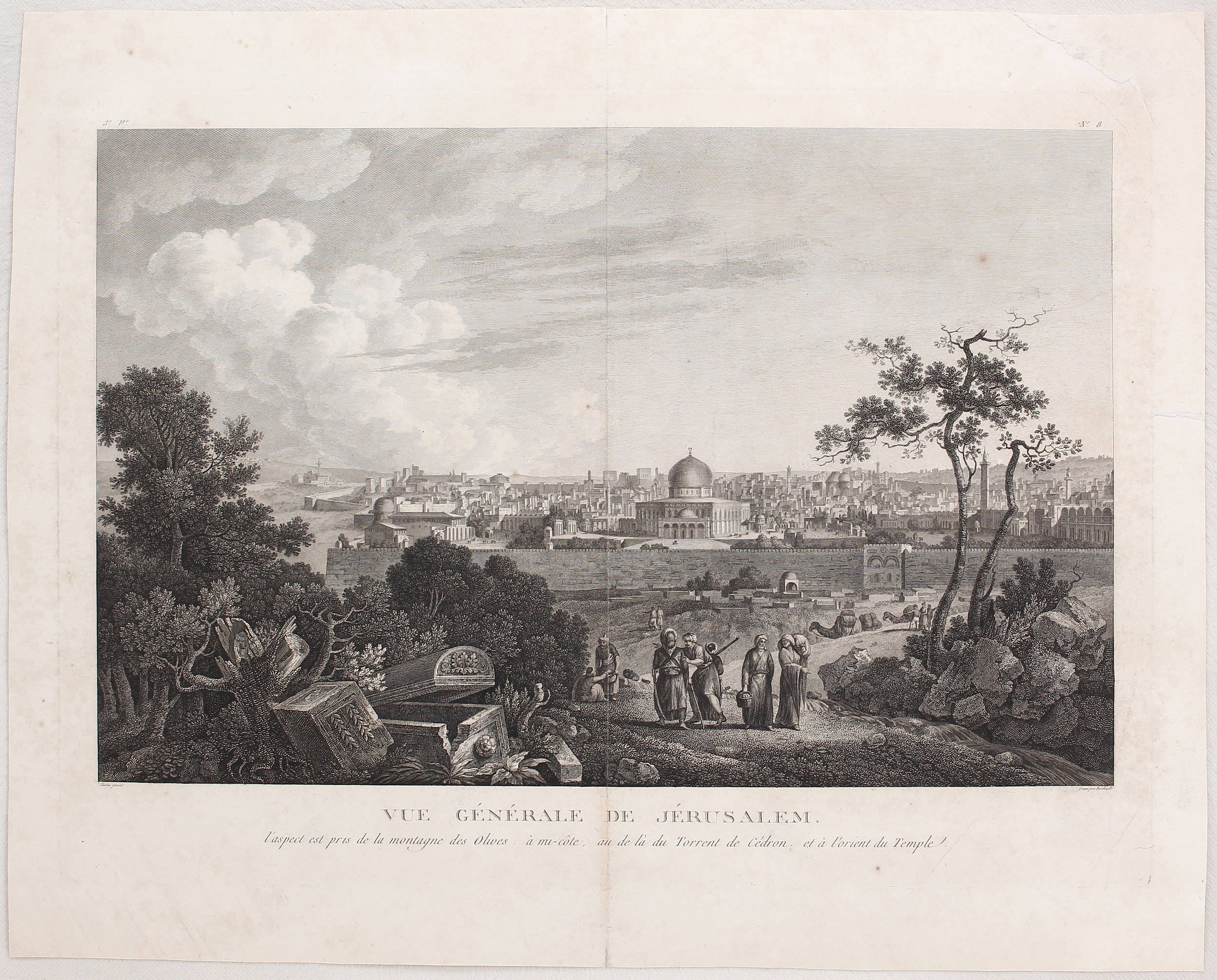 Jerusalem. Cassas / 9 Bll.