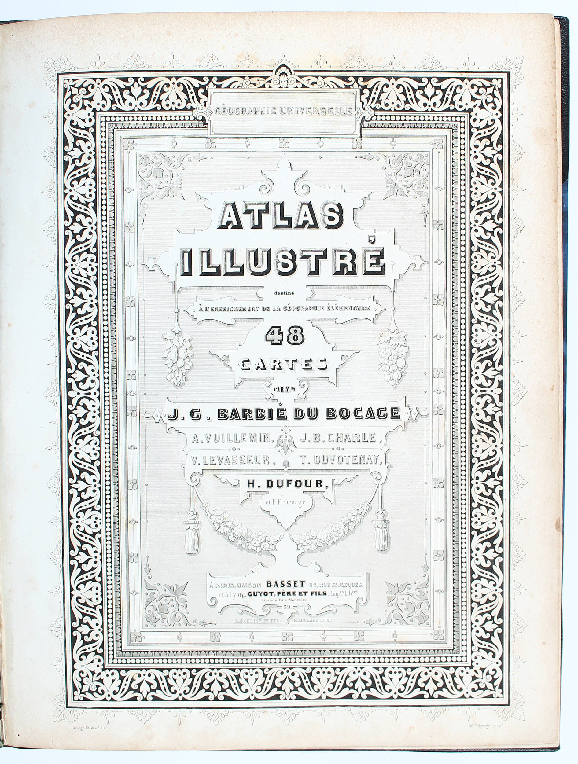 Barbié du Bocage, Atlas illustré