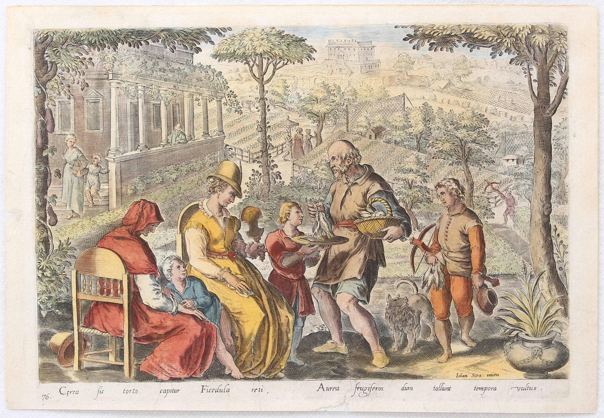 Jagd. 2 Bll. Stradanus