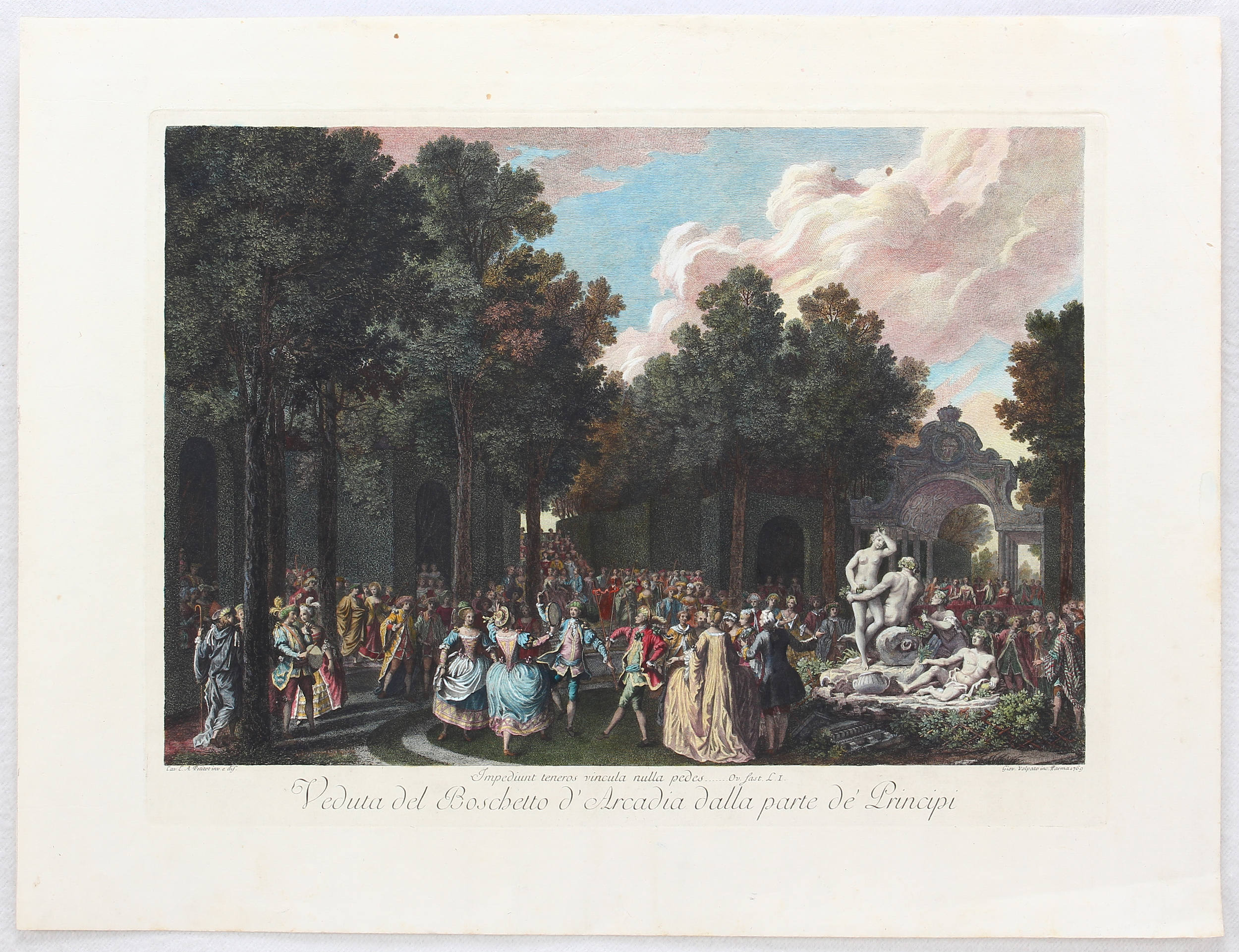Festlichkeiten. 2 Bll. Petitot-Volpato