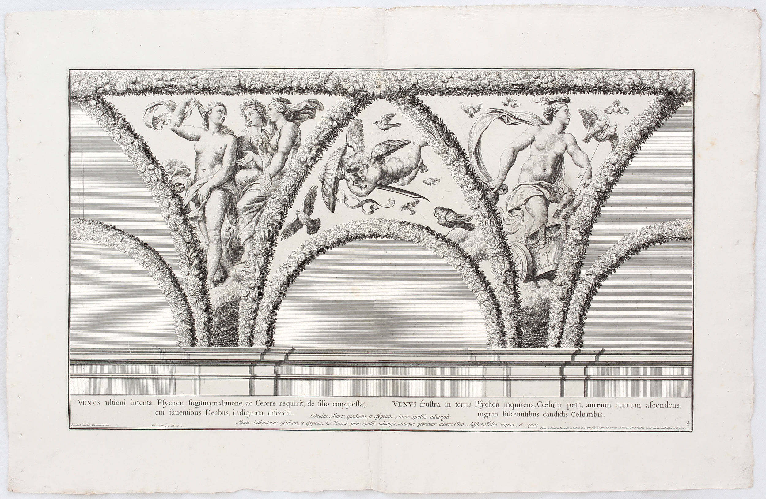 Raffael, Psyches. 7 Bll. Dorigny