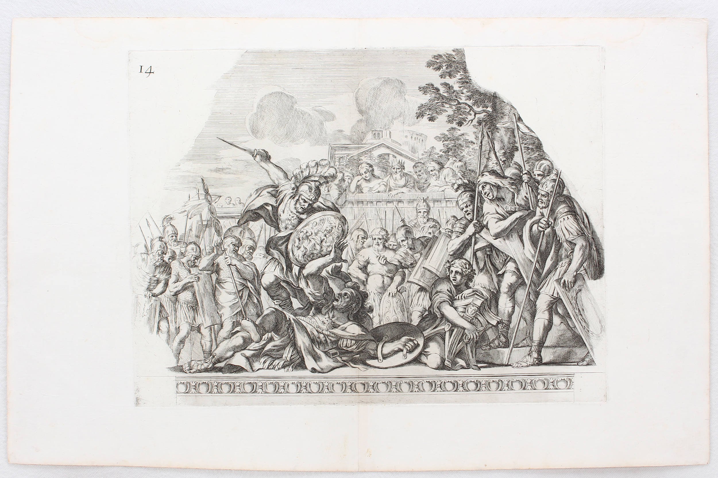 Deckenfresken. 5 Bll. (Cortona)-Rossi