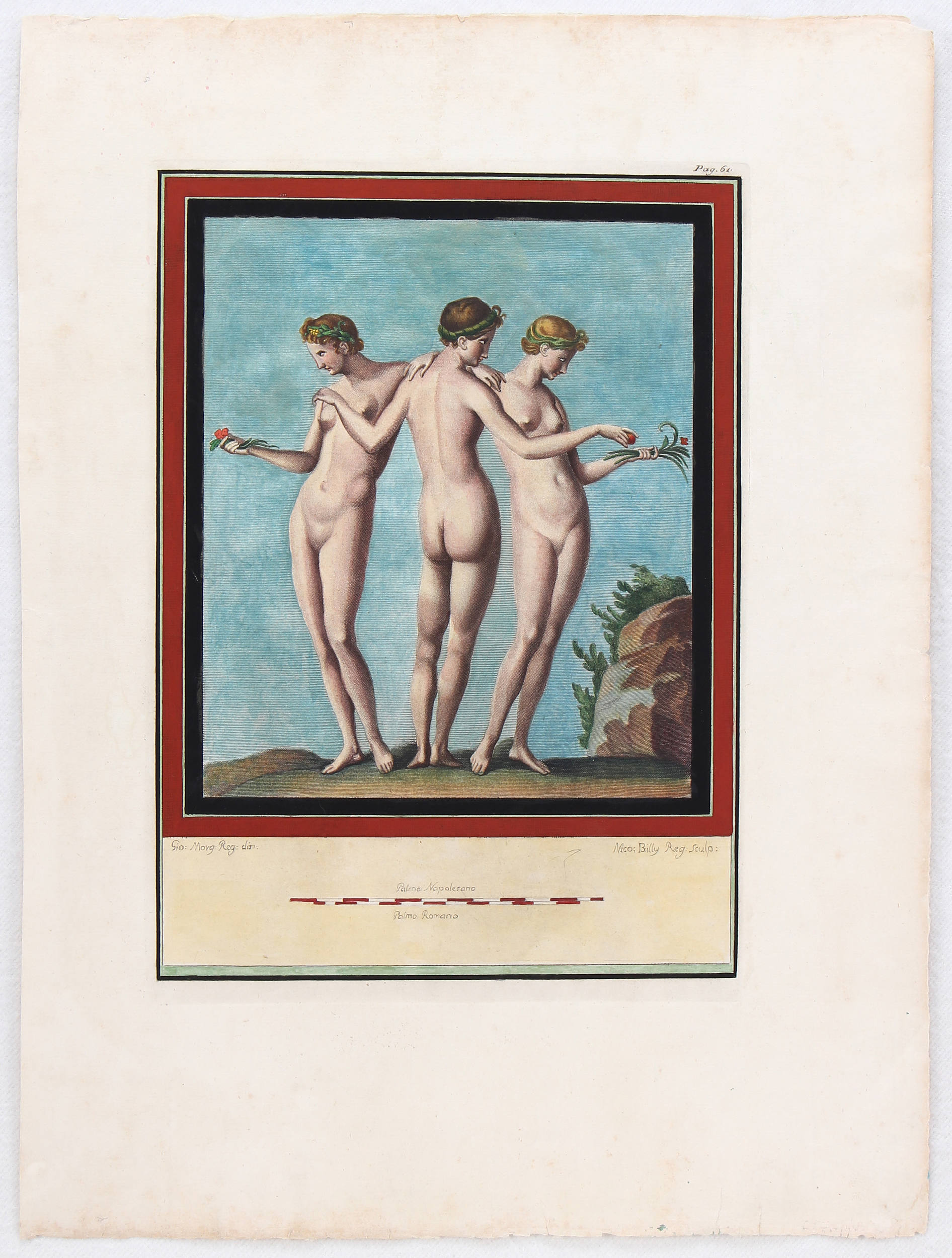 Fresken. Figürliche Darst. 4 Bll. Vanni