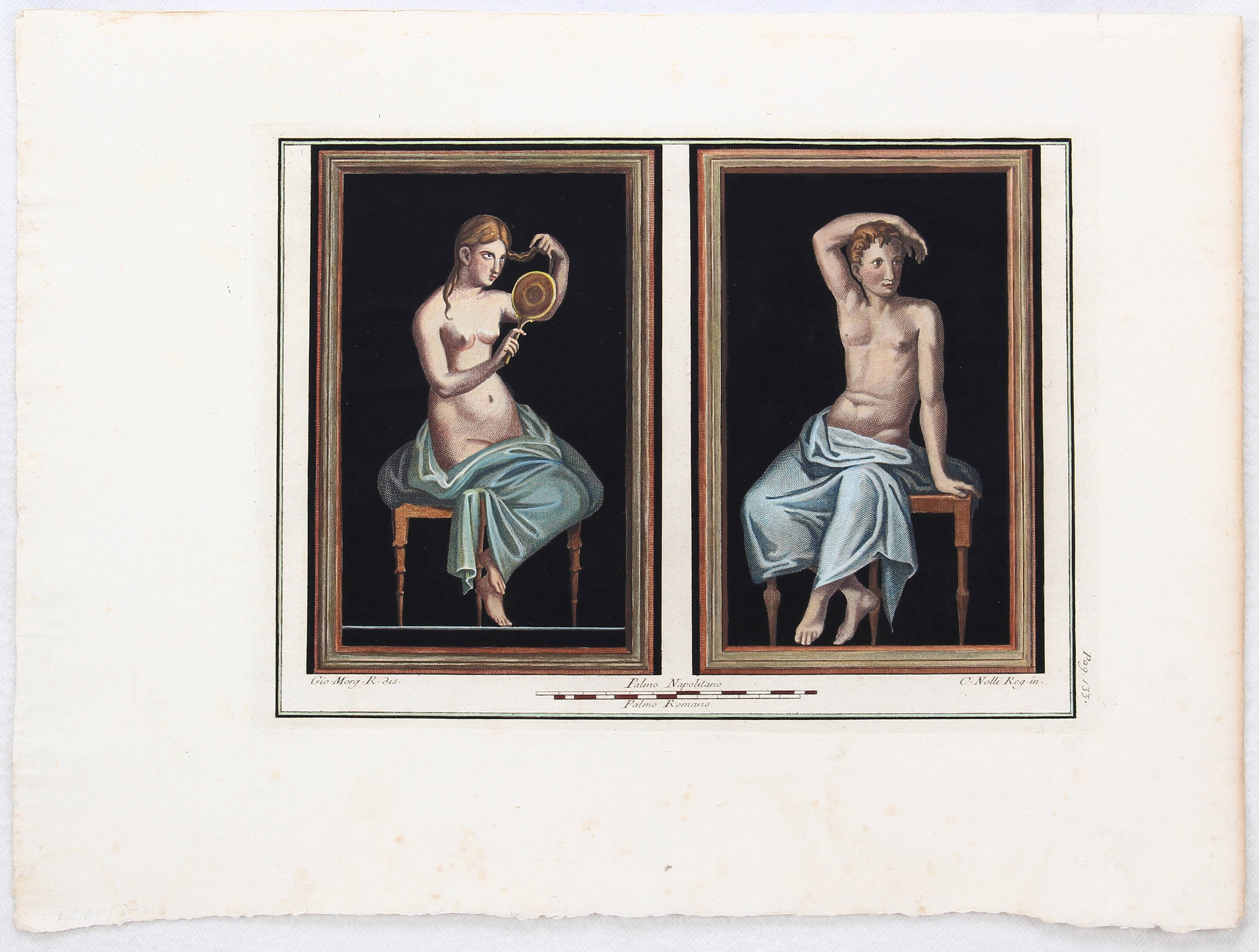 Fresken. Figürliche Darst. 4 Bll. Vanni