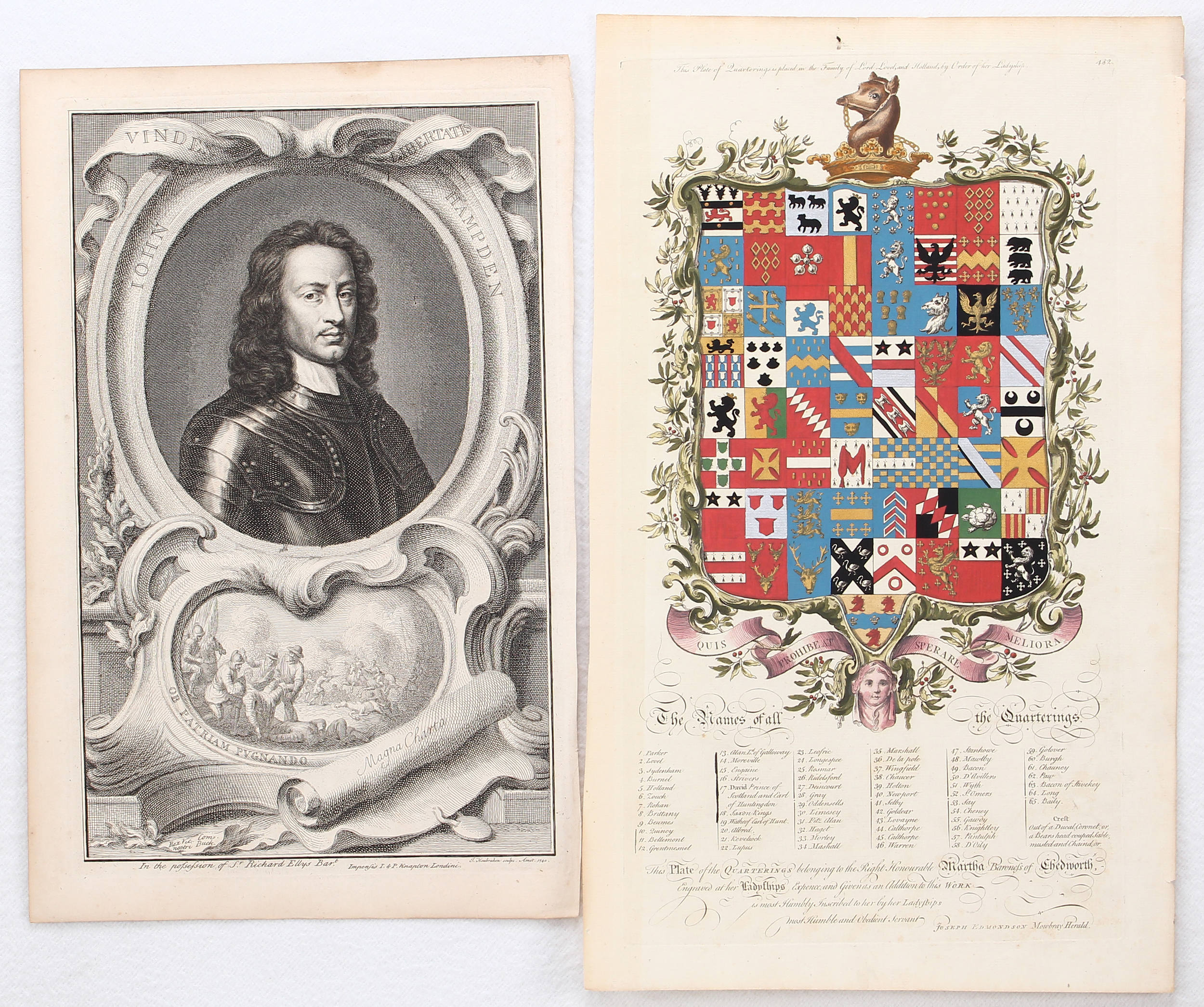 Porträts Great Britain. 25 Bll. Houbraken / 29 Bll.